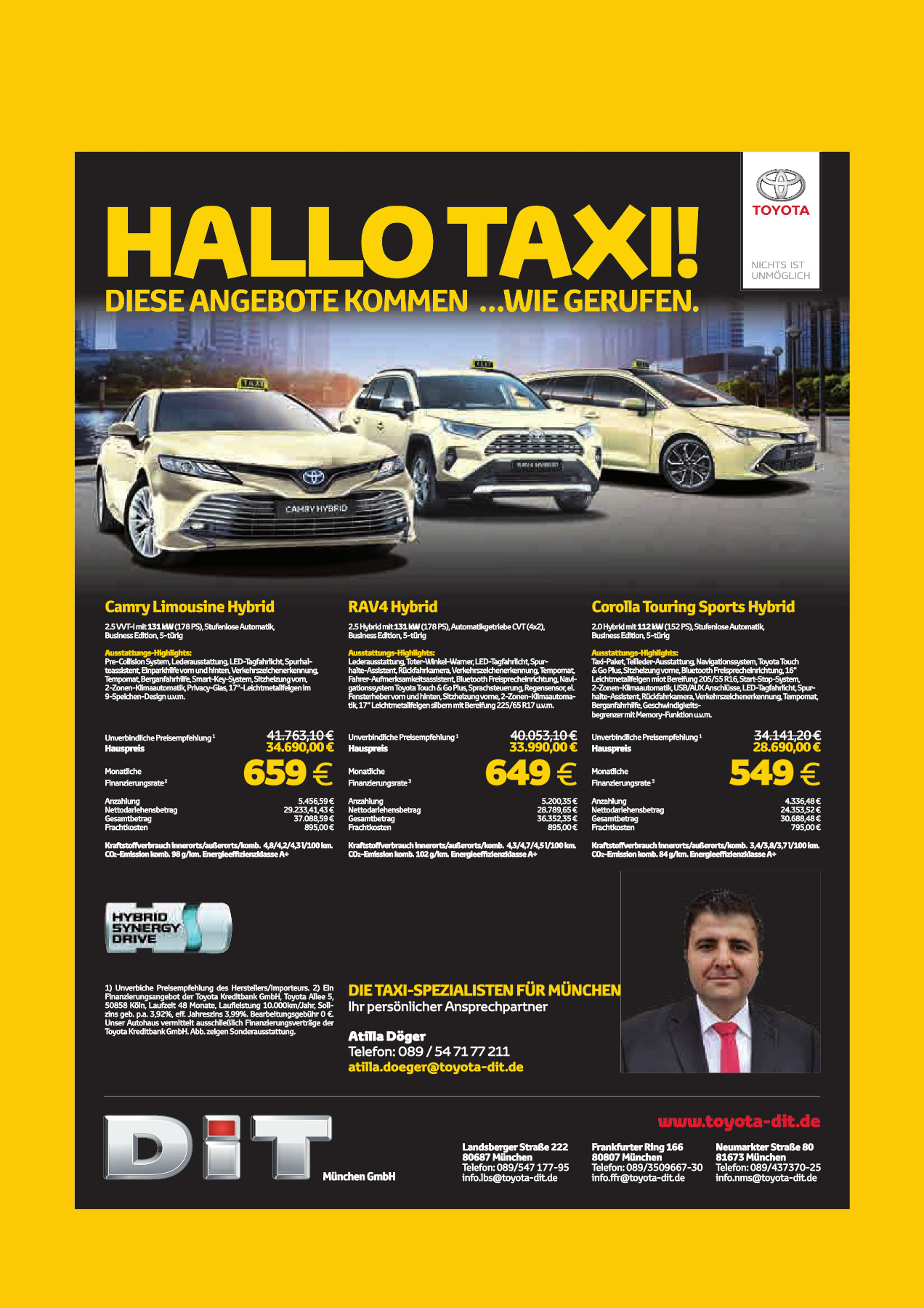 Originalseite 36 der Ausgabe Taxikurier Januar 2020