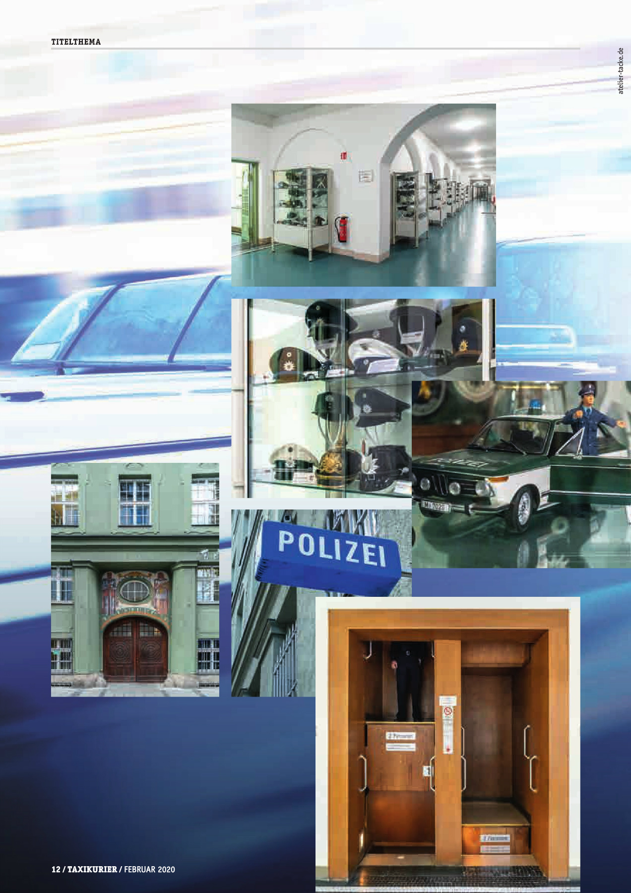 Originalseite 12 der Ausgabe Taxikurier Februar 2020