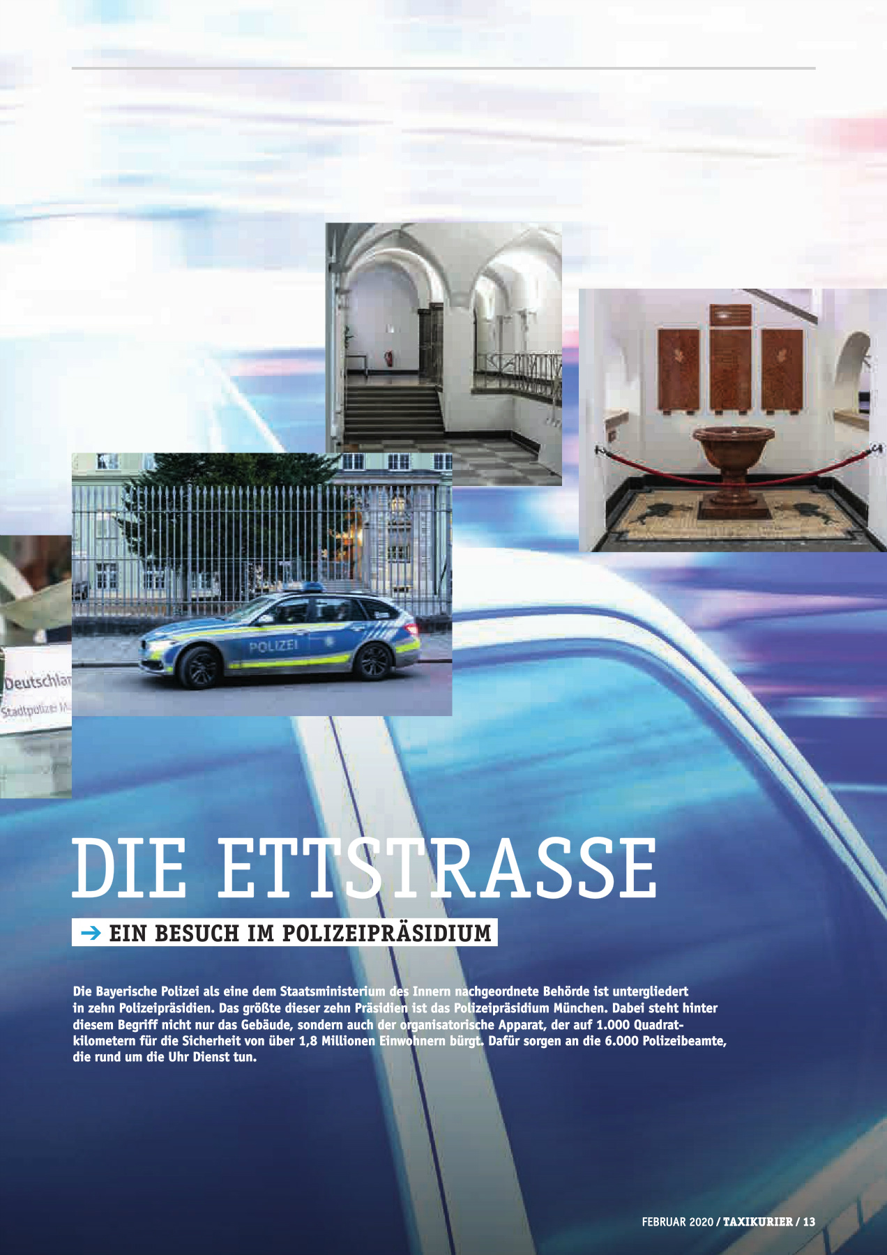 Originalseite 13 der Ausgabe Taxikurier Februar 2020