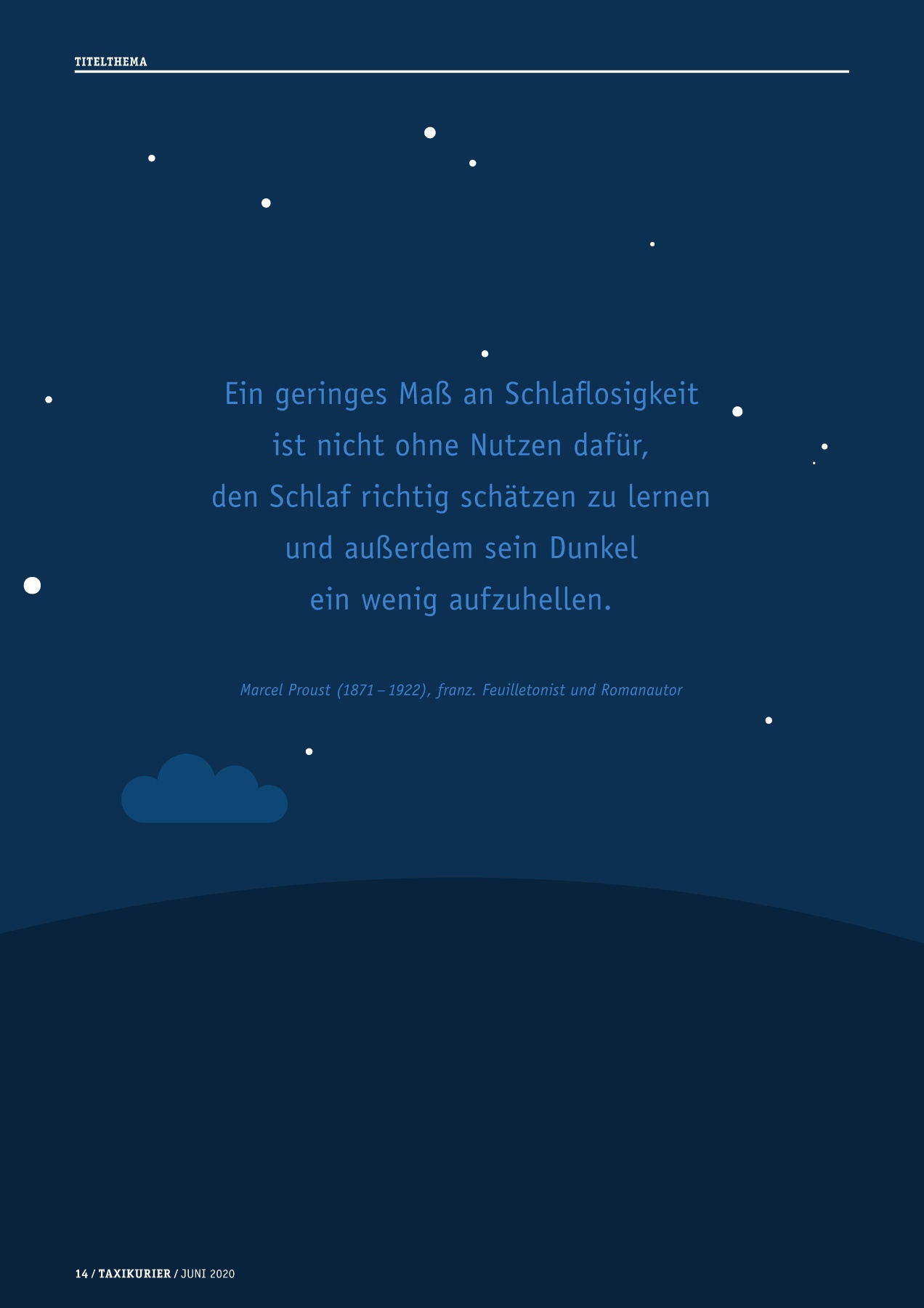 Originalseite 14 der Ausgabe Taxikurier Juni 2020