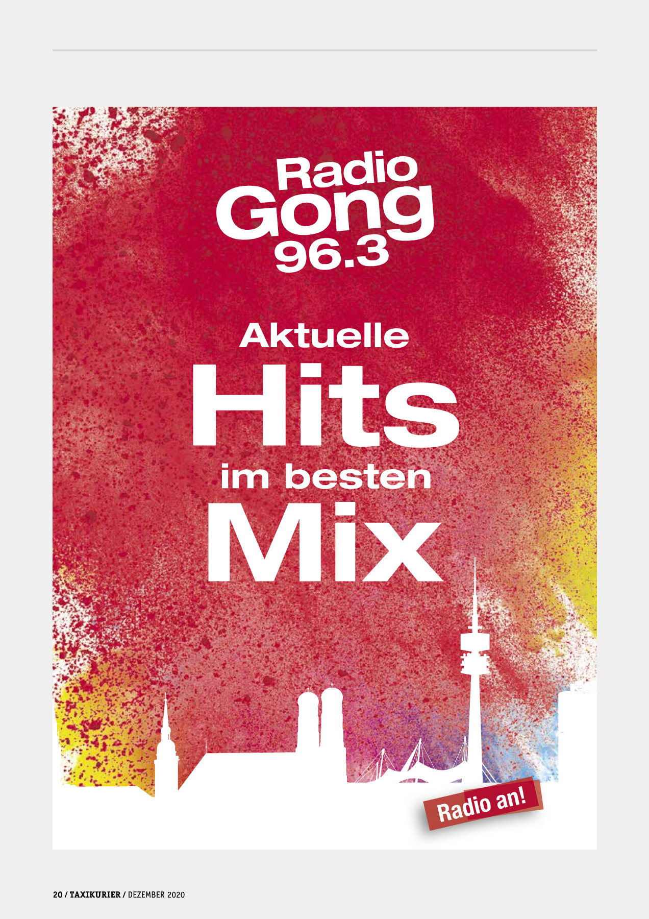 Originalseite 20 der Ausgabe Taxikurier Dezember 2020