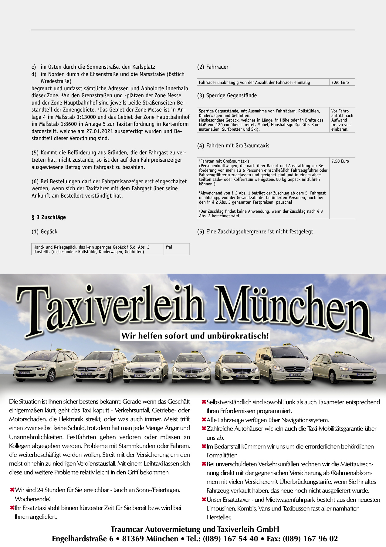 Originalseite 17 der Ausgabe Taxikurier März 2021