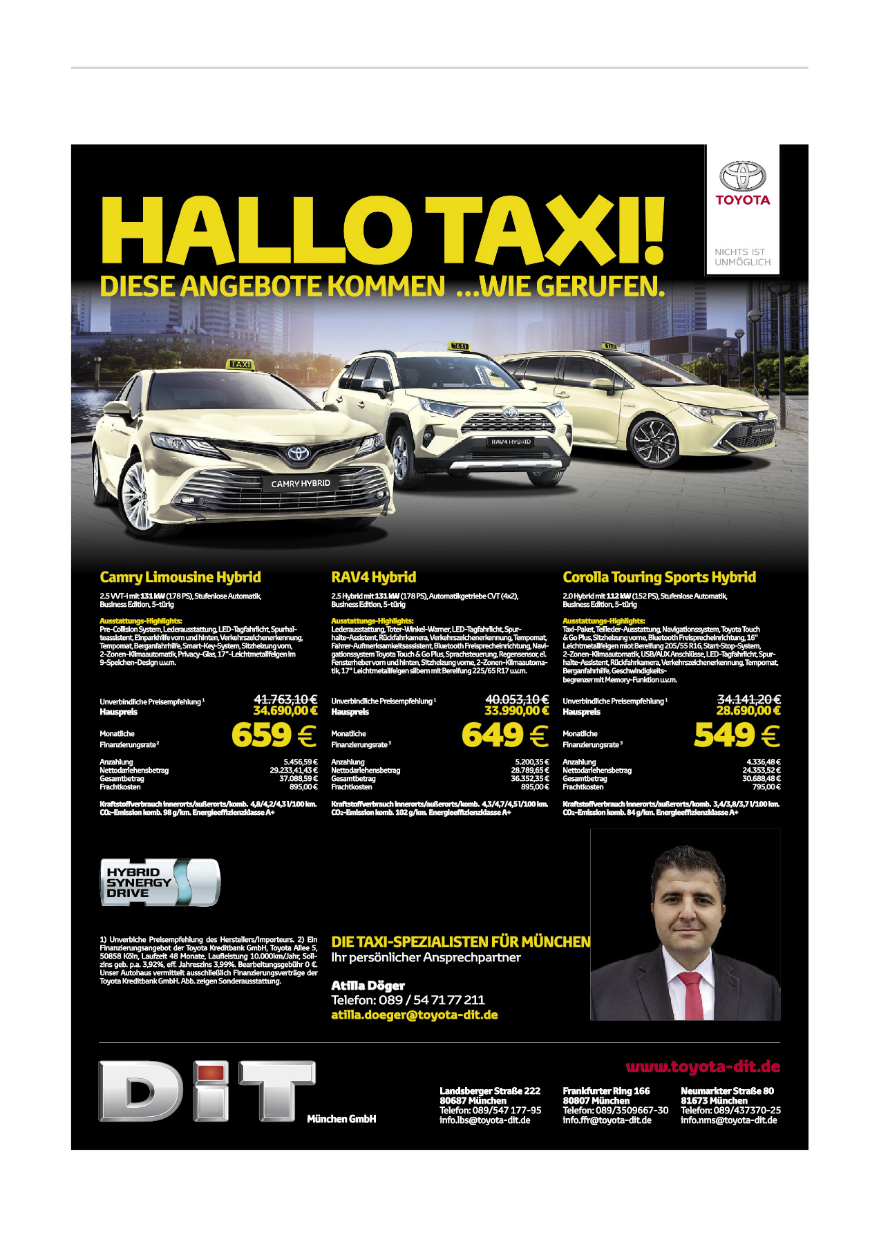 Originalseite 35 der Ausgabe Taxikurier März 2021