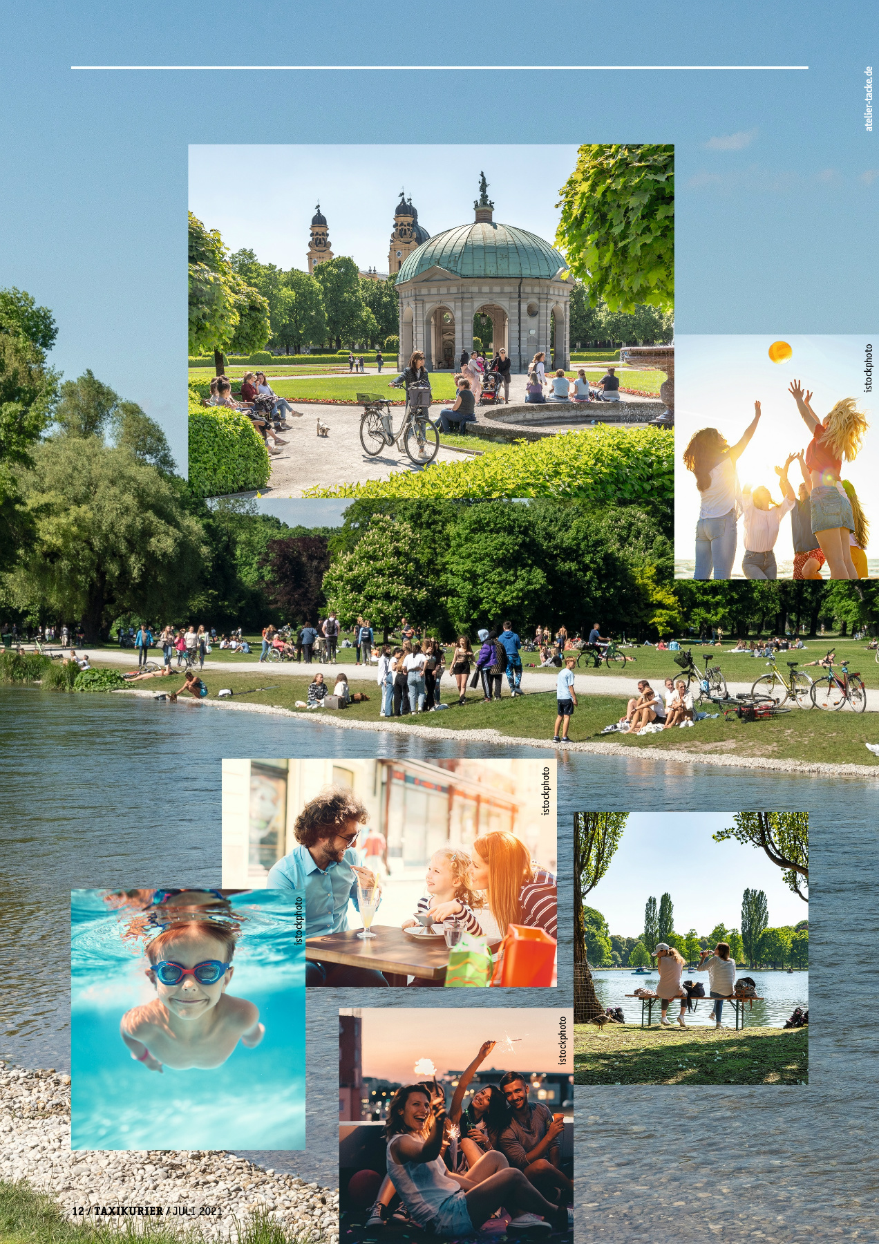 Originalseite 12 der Ausgabe Taxikurier Juli 2021