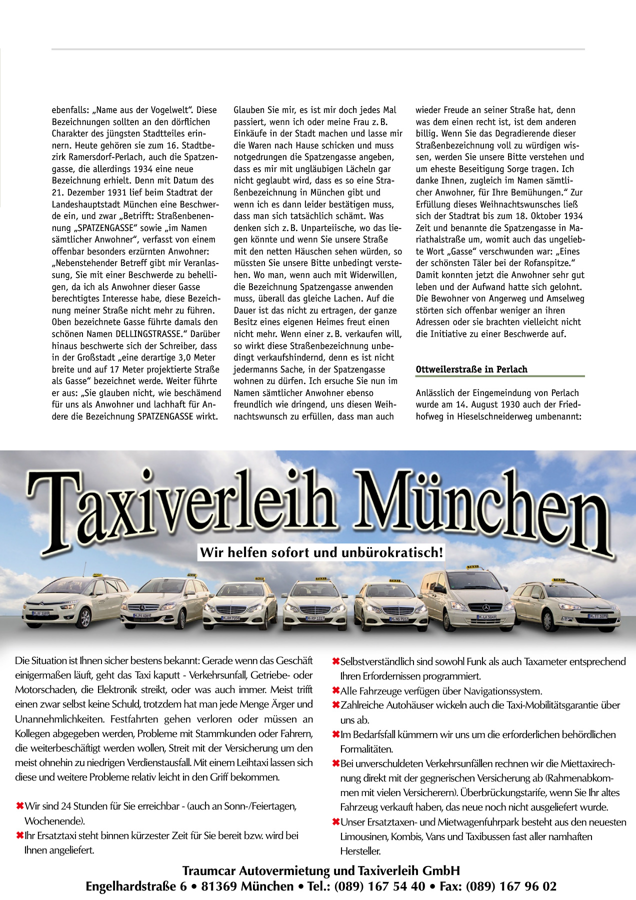 Originalseite 25 der Ausgabe Taxikurier September 2021