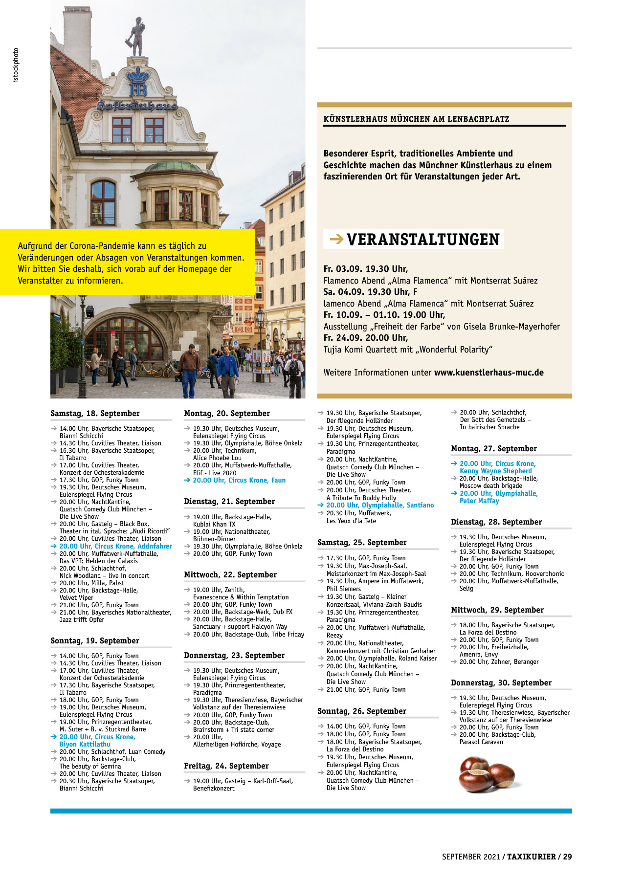 Originalseite 29 der Ausgabe Taxikurier September 2021