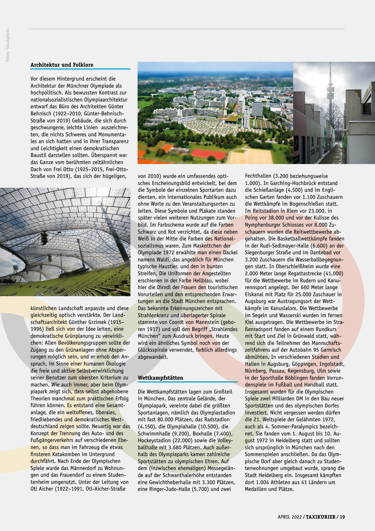 Originalseite 19 der Ausgabe Taxikurier April 2022