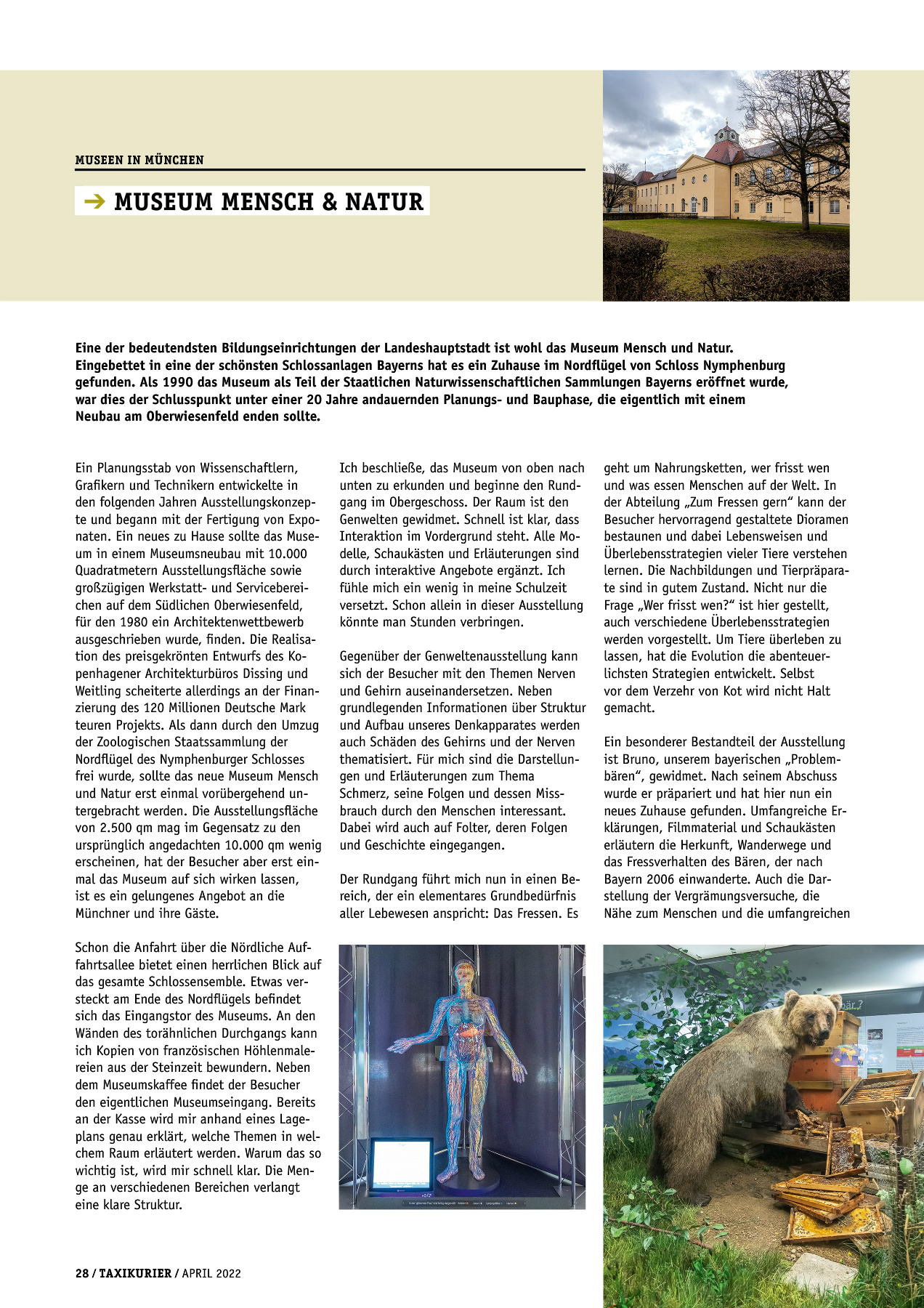 Originalseite 28 der Ausgabe Taxikurier April 2022