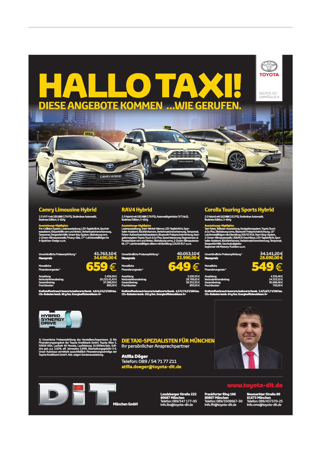 Originalseite 31 der Ausgabe Taxikurier Juni 2022