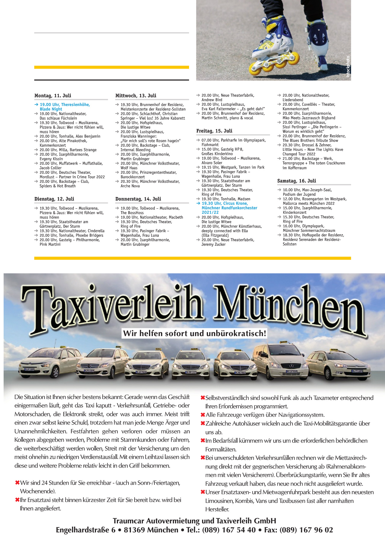 Originalseite 27 der Ausgabe Taxikurier Juli 2022
