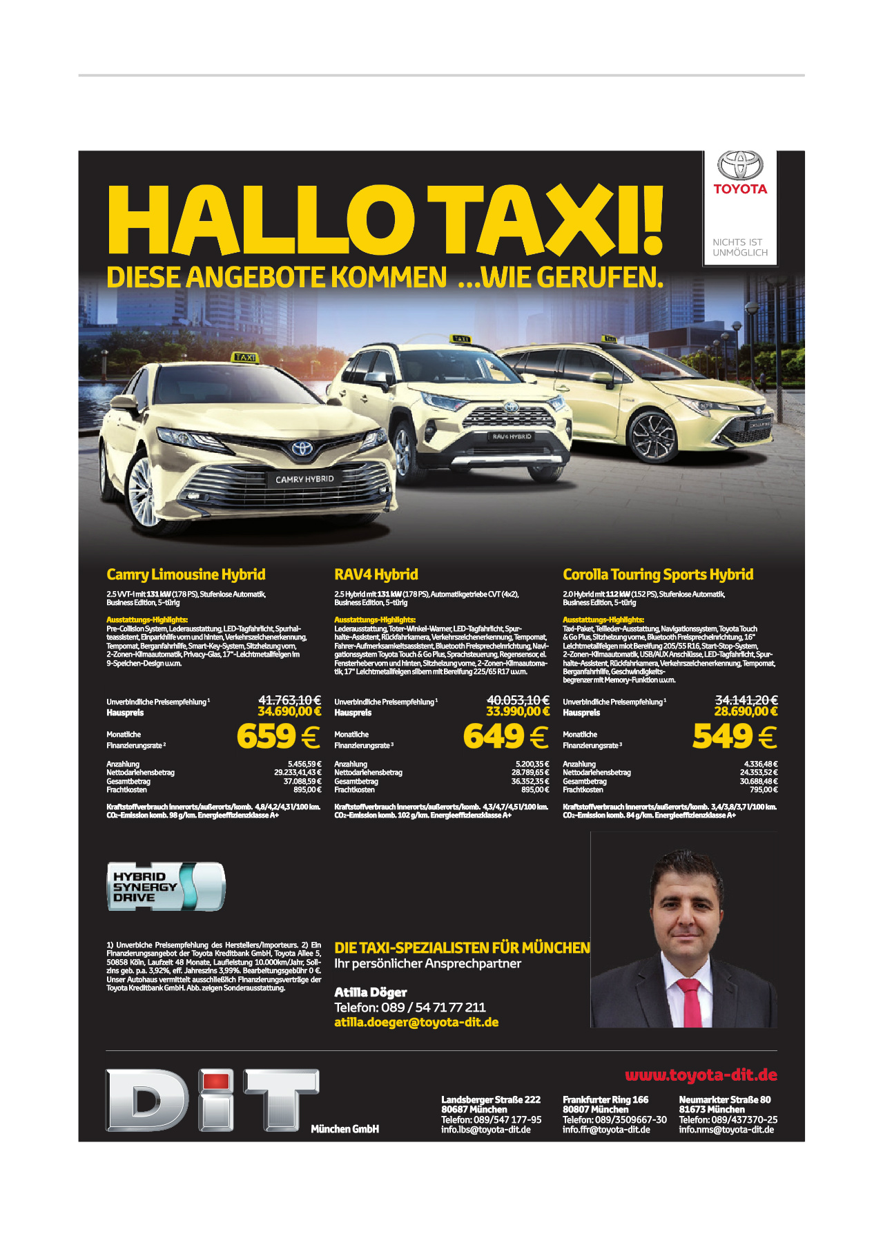 Originalseite 31 der Ausgabe Taxikurier Juli 2022