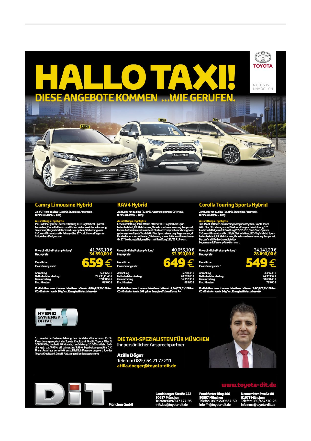 Originalseite 31 der Ausgabe Taxikurier August 2022