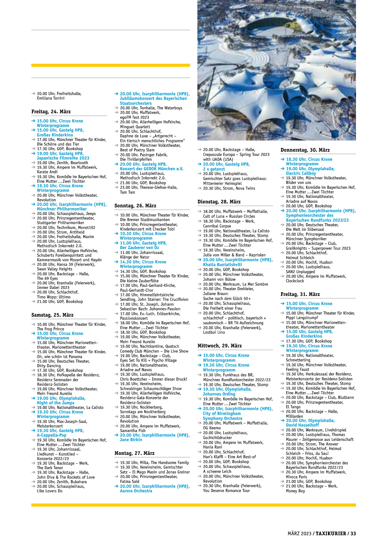 Originalseite 33 der Ausgabe Taxikurier März 2023