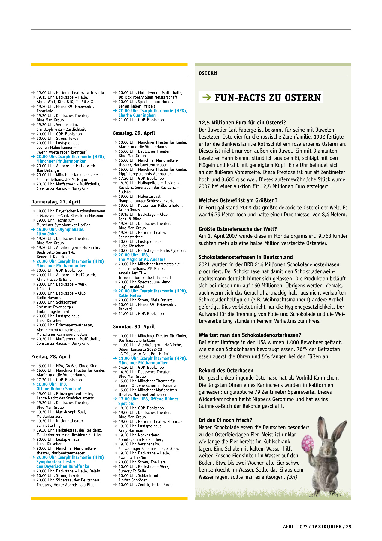 Originalseite 29 der Ausgabe Taxikurier April 2023