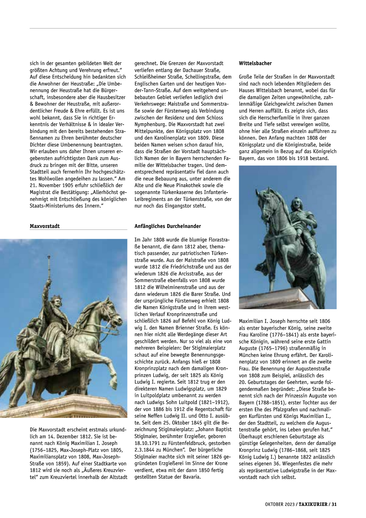 Originalseite 31 der Ausgabe Taxikurier Oktober 2023