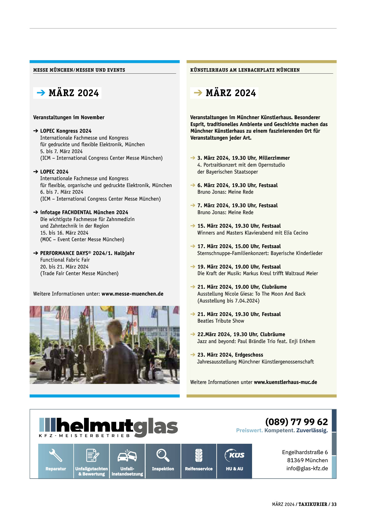 Originalseite 33 der Ausgabe Taxikurier März 2024