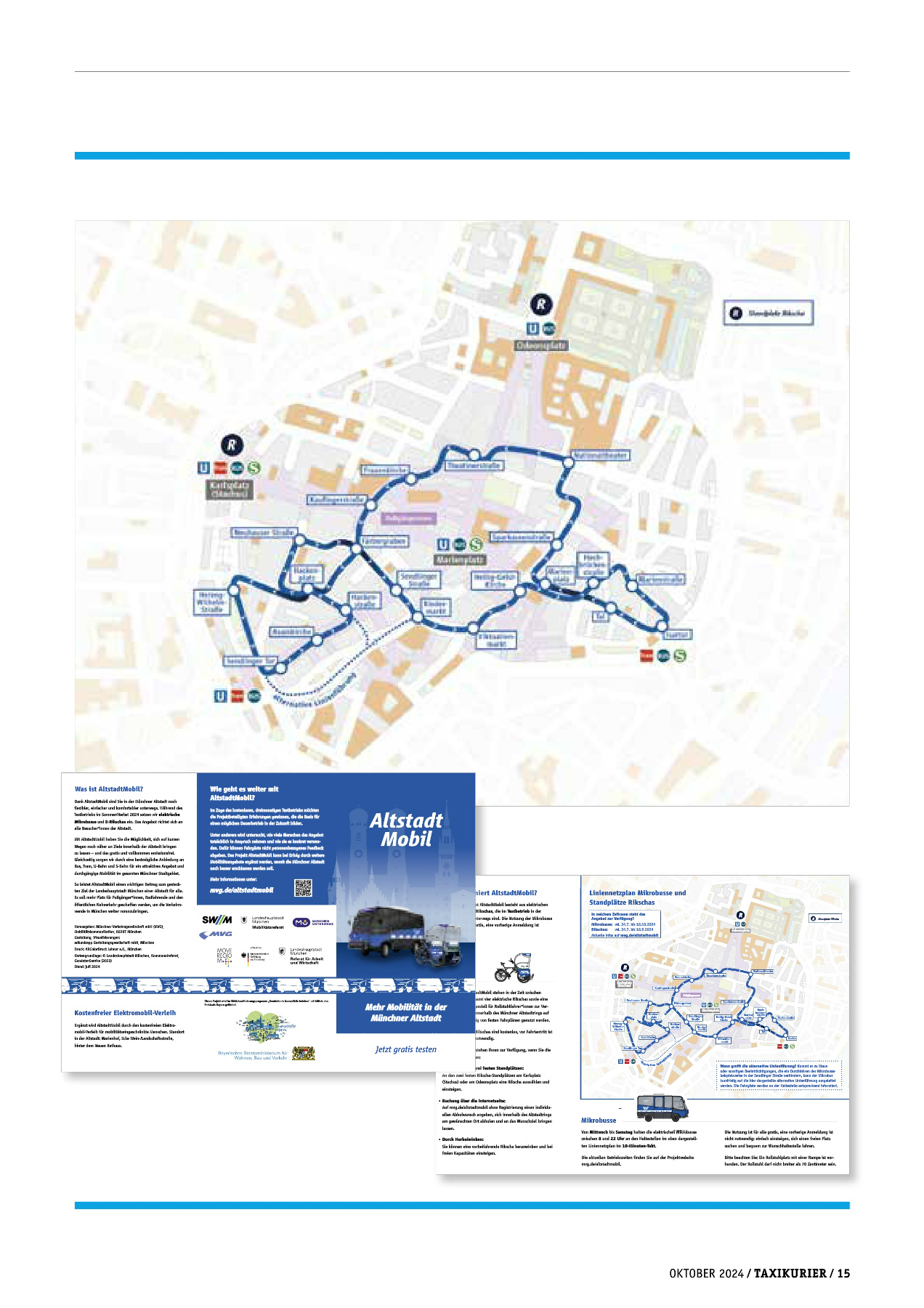 Originalseite 15 der Ausgabe Taxikurier Oktober 2024