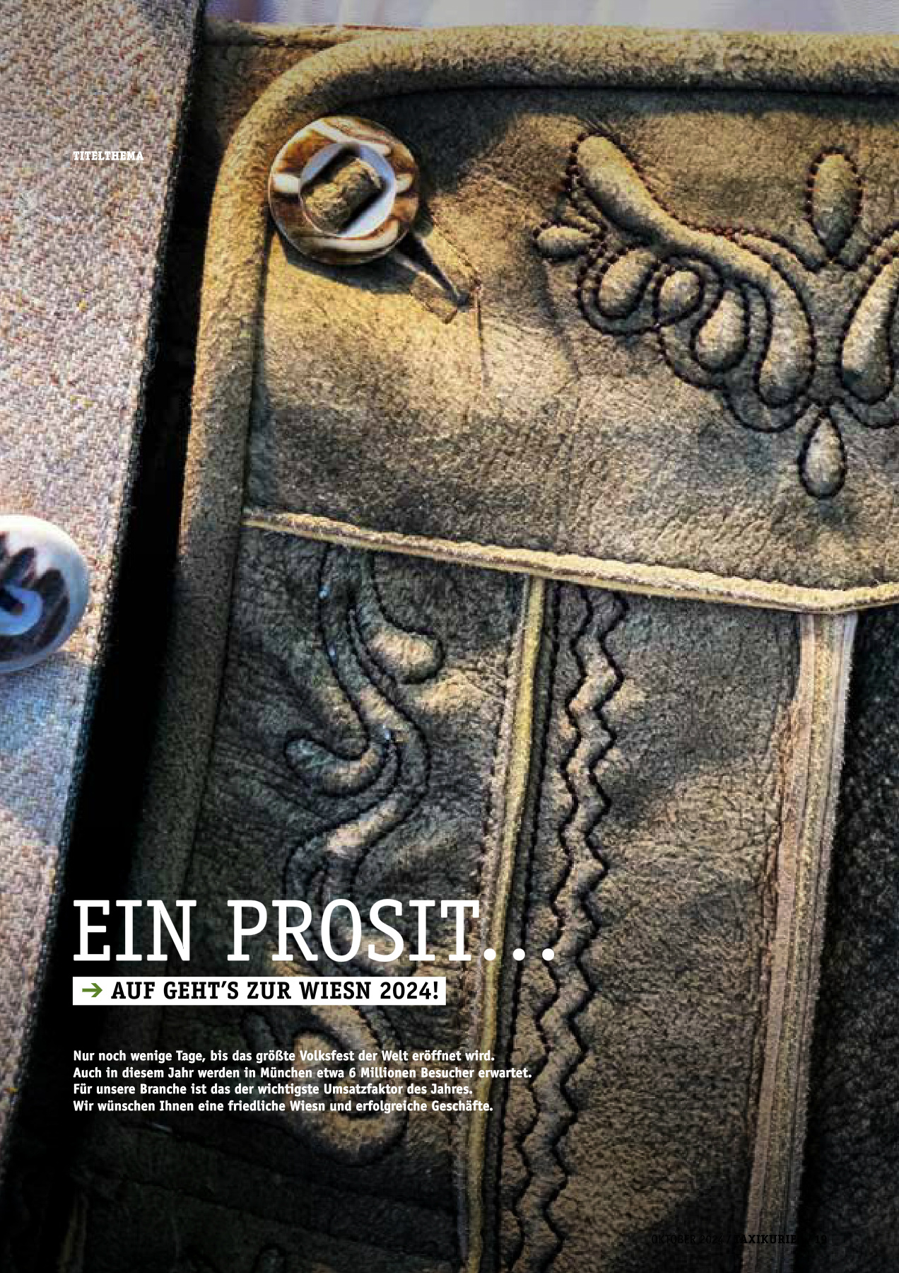 Originalseite 19 der Ausgabe Taxikurier Oktober 2024