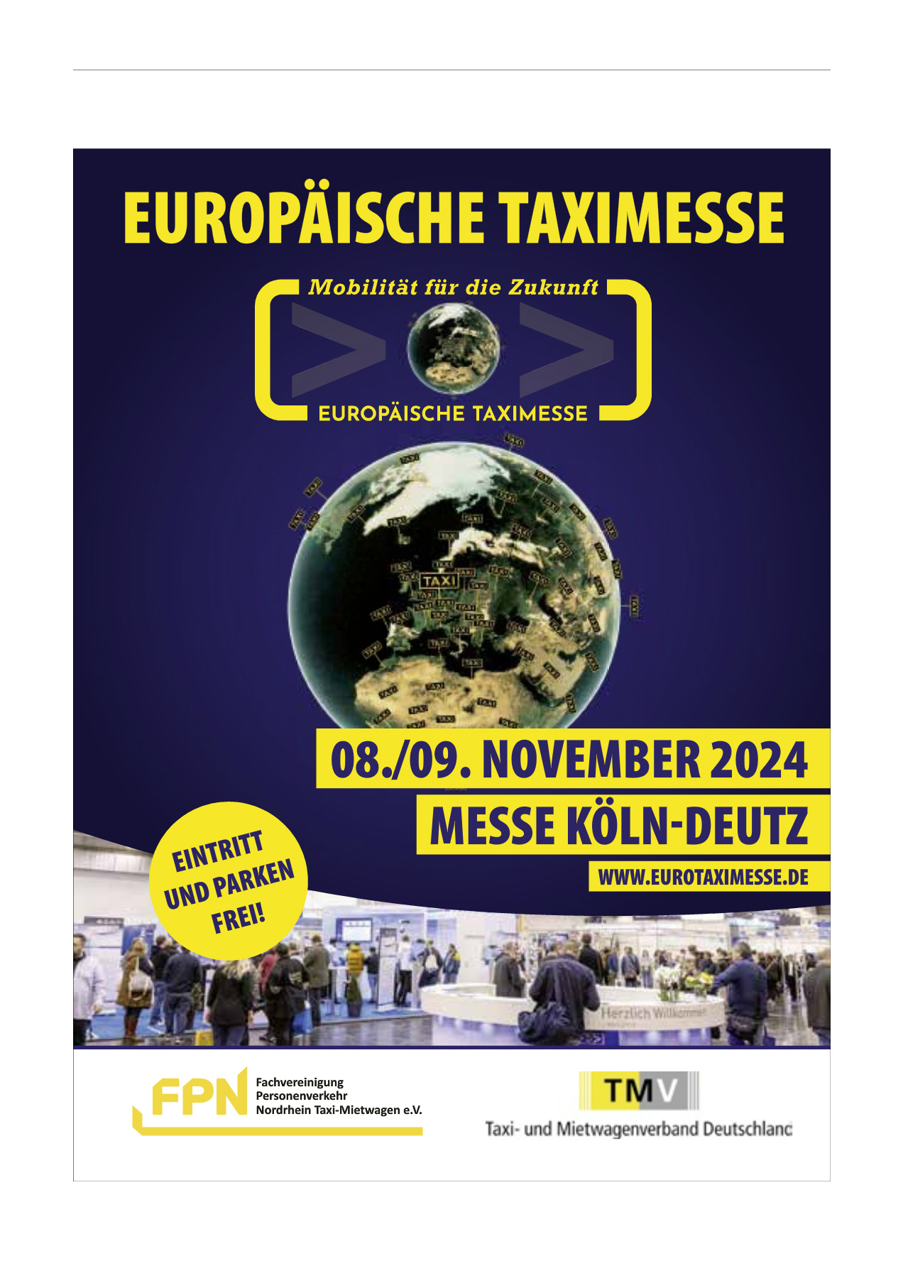 Originalseite 2 der Ausgabe Taxikurier Oktober 2024