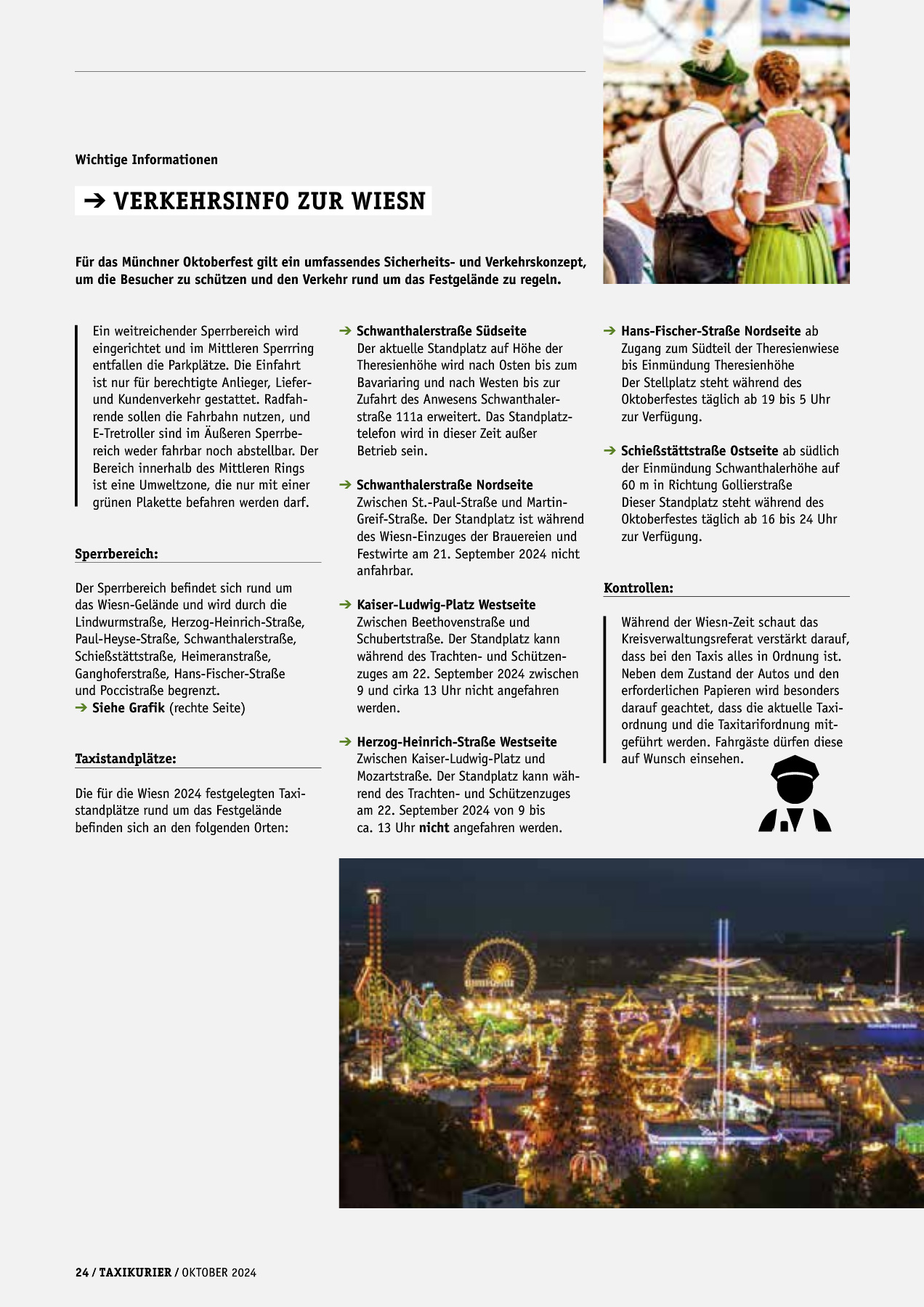 Originalseite 24 der Ausgabe Taxikurier Oktober 2024