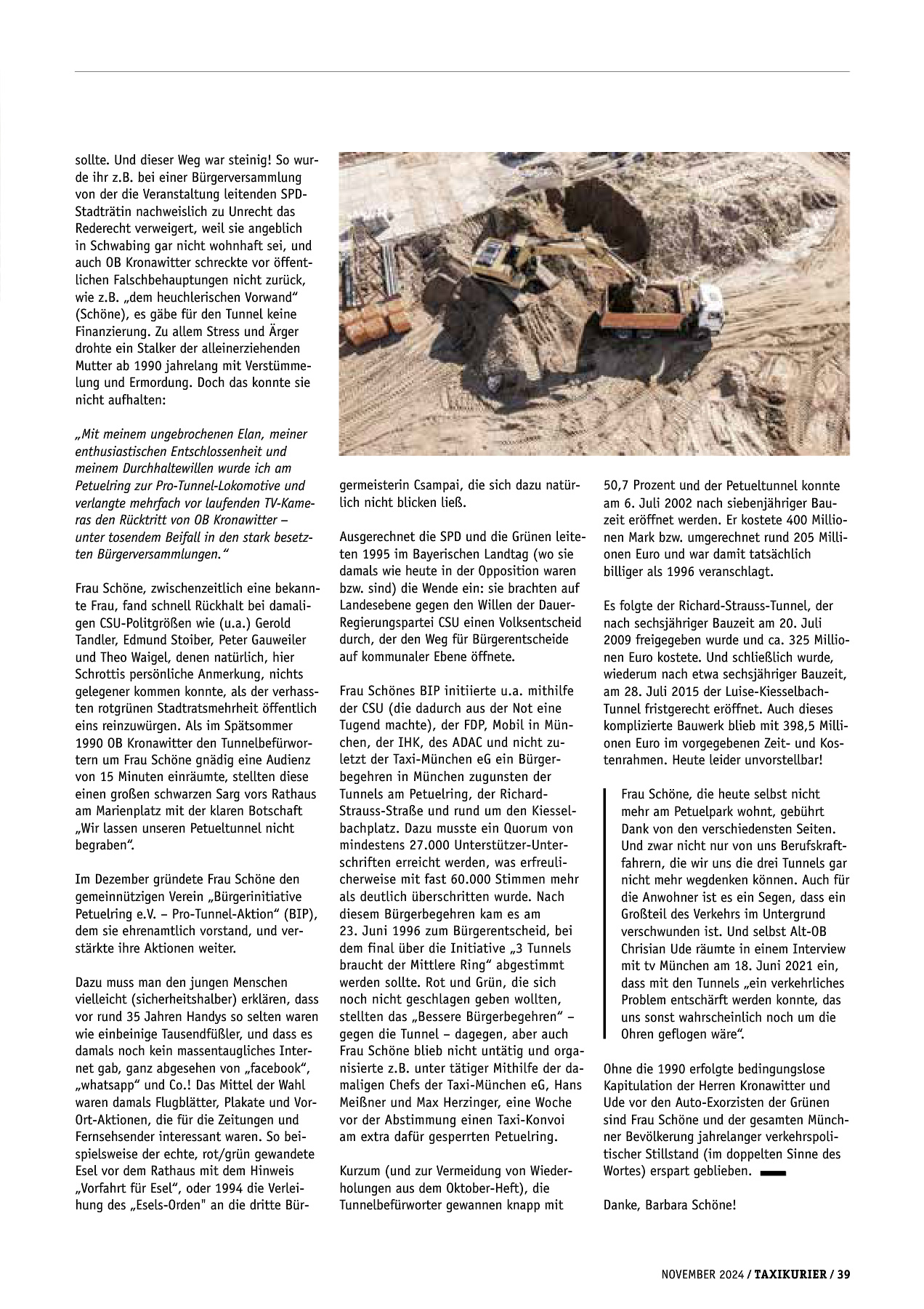 Originalseite 39 der Ausgabe Taxikurier November 2024
