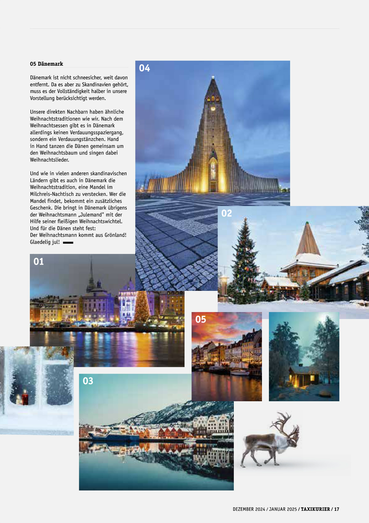 Originalseite 17 der Ausgabe Taxikurier Dezember 2024 und Januar 2025