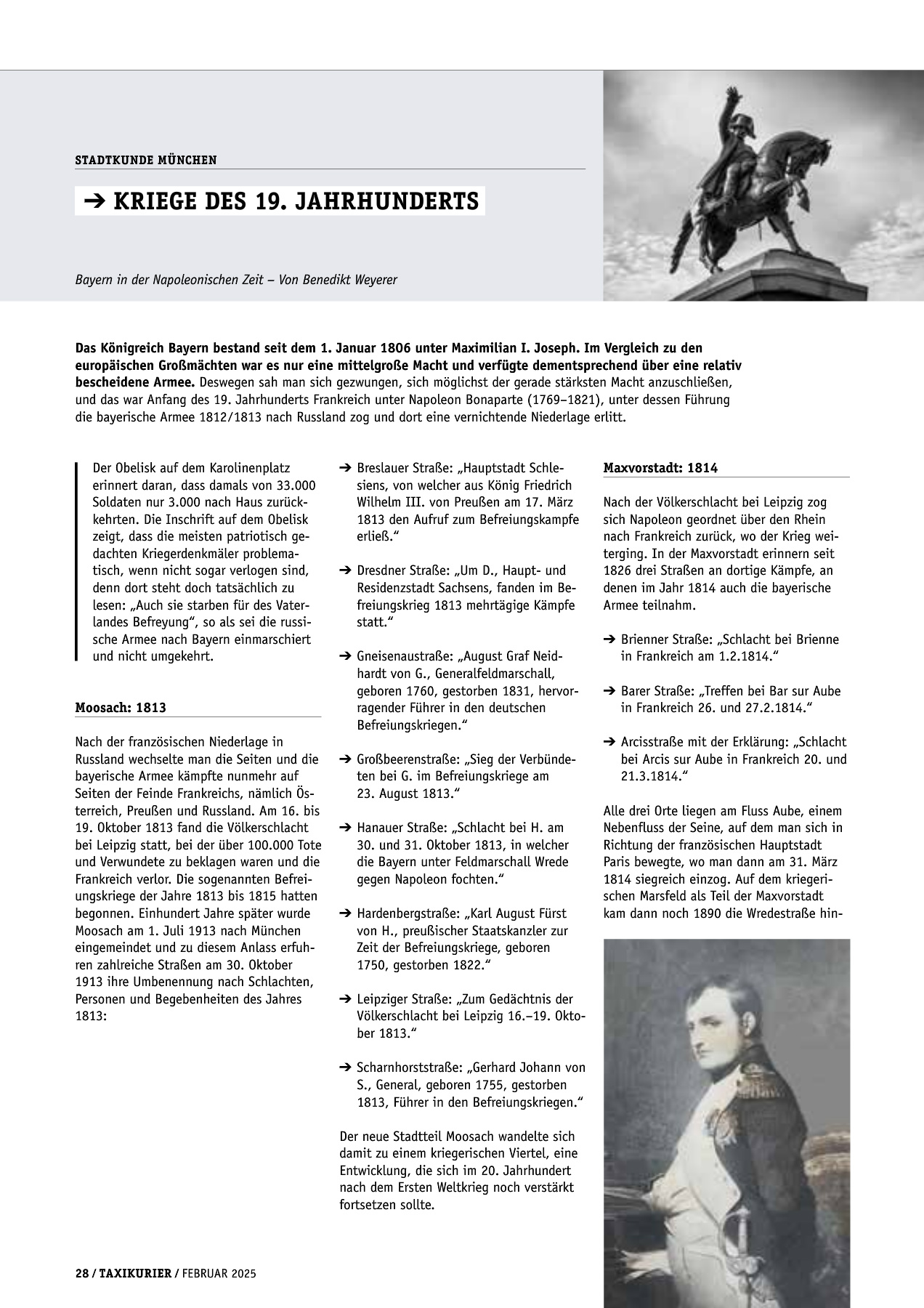 Originalseite 28 der Ausgabe Taxikurier Februar 2025