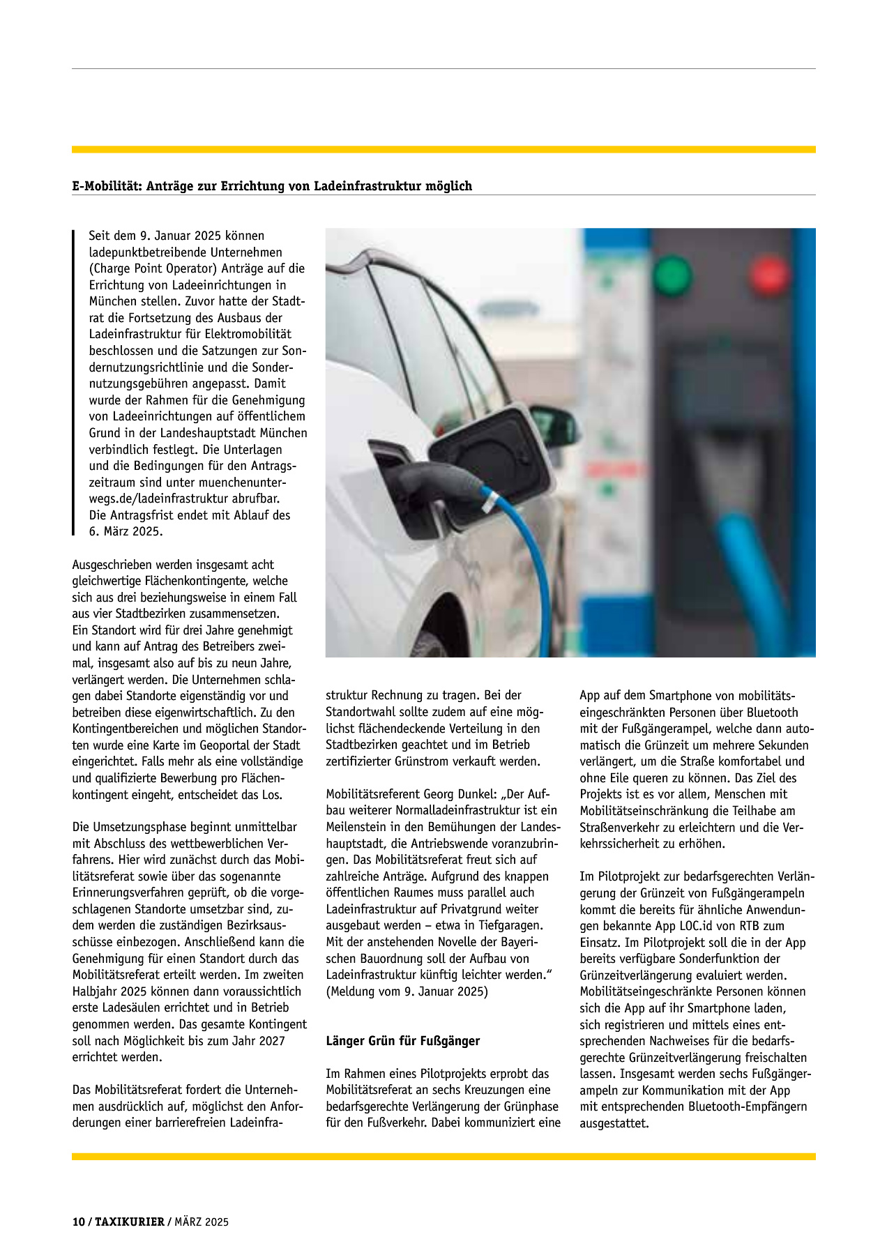 Originalseite 10 der Ausgabe Taxikurier März 2025