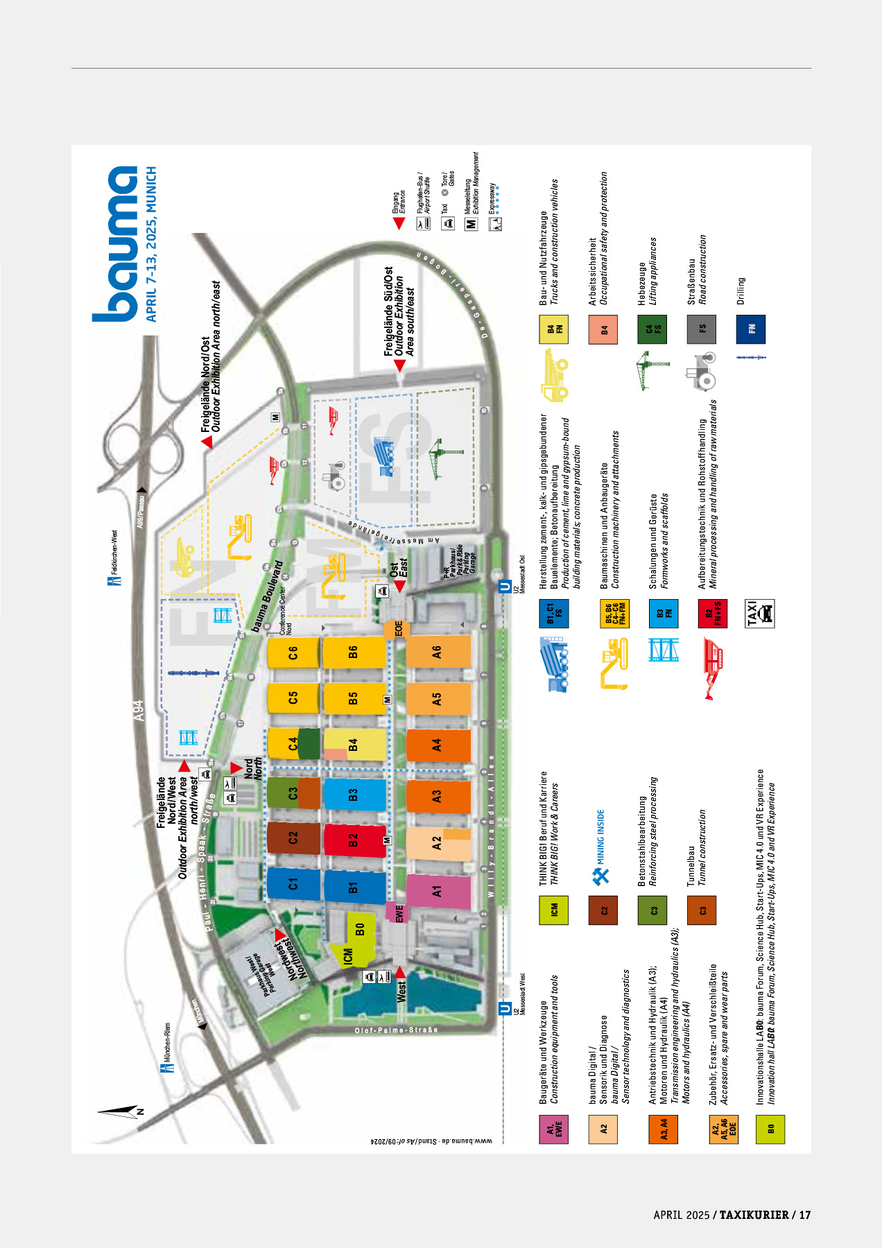 Originalseite 17 der Ausgabe Taxikurier April 2025