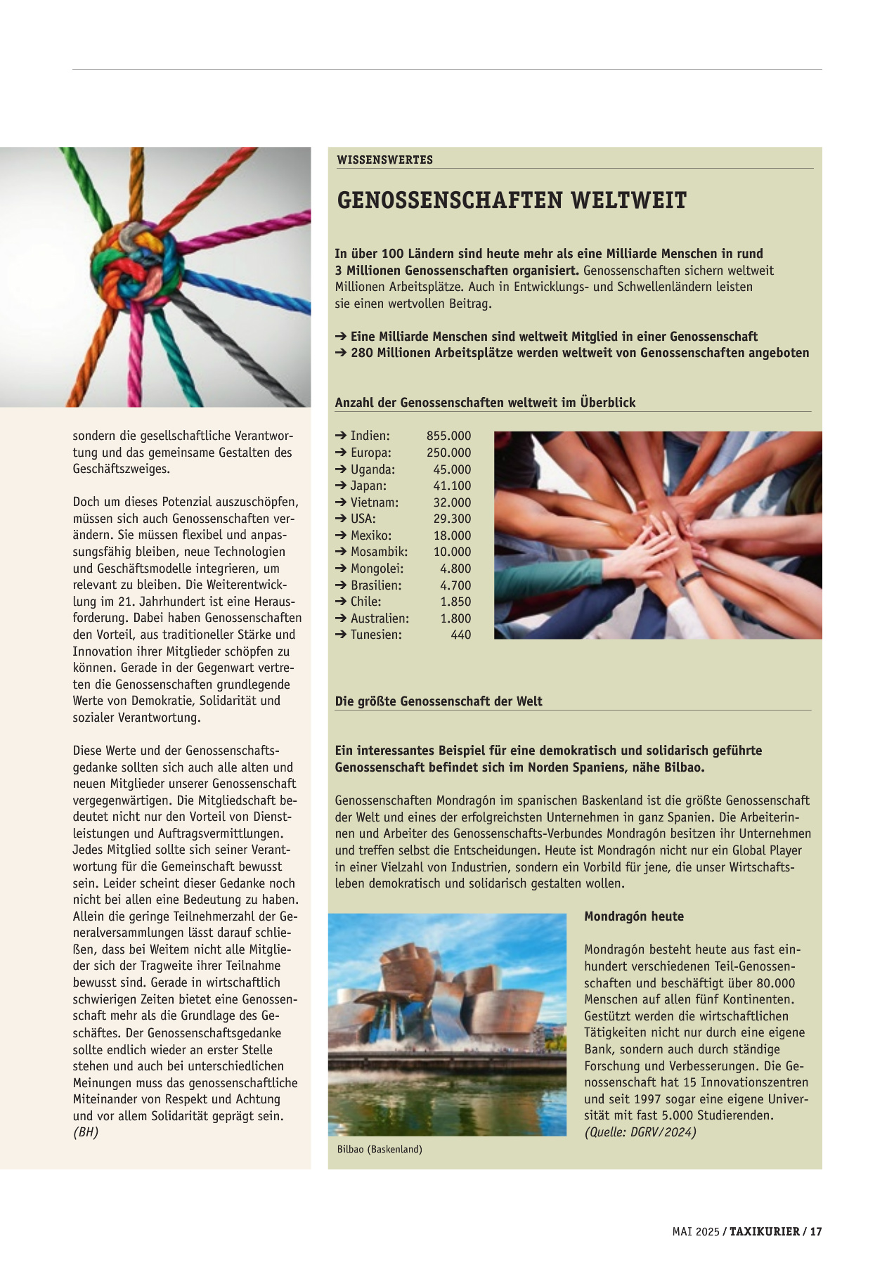 Originalseite 17 der Ausgabe Taxikurier Mai 2025