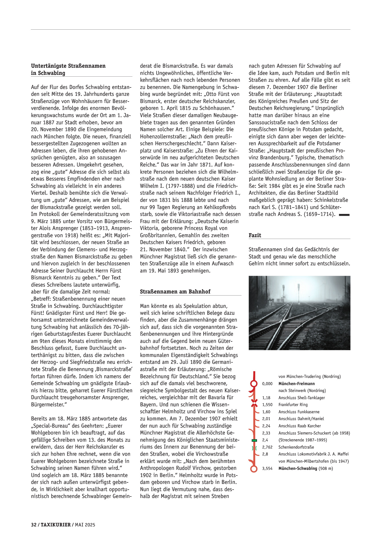 Originalseite 32 der Ausgabe Taxikurier Mai 2025