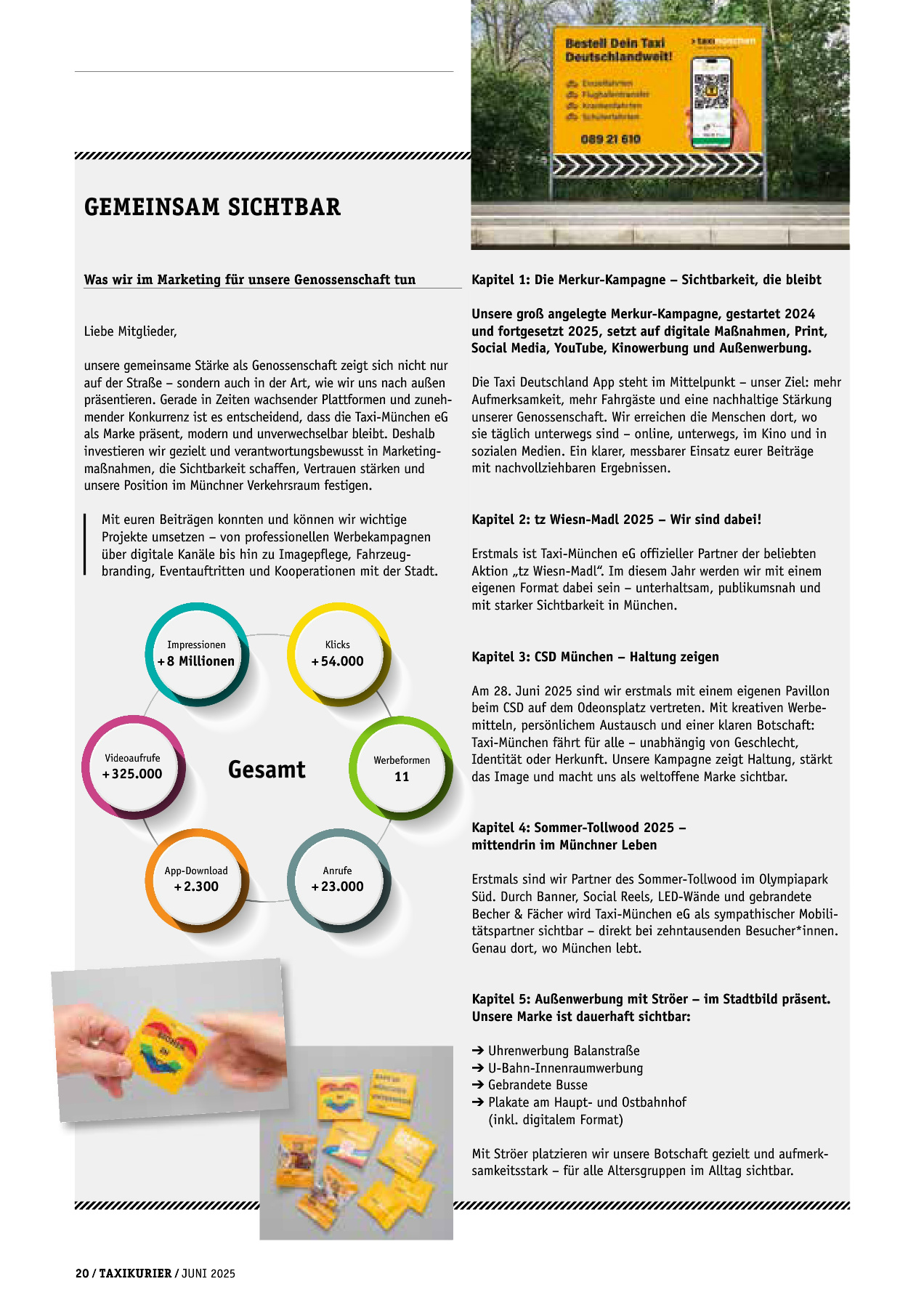 Originalseite 20 der Ausgabe Taxikurier Juni 2025