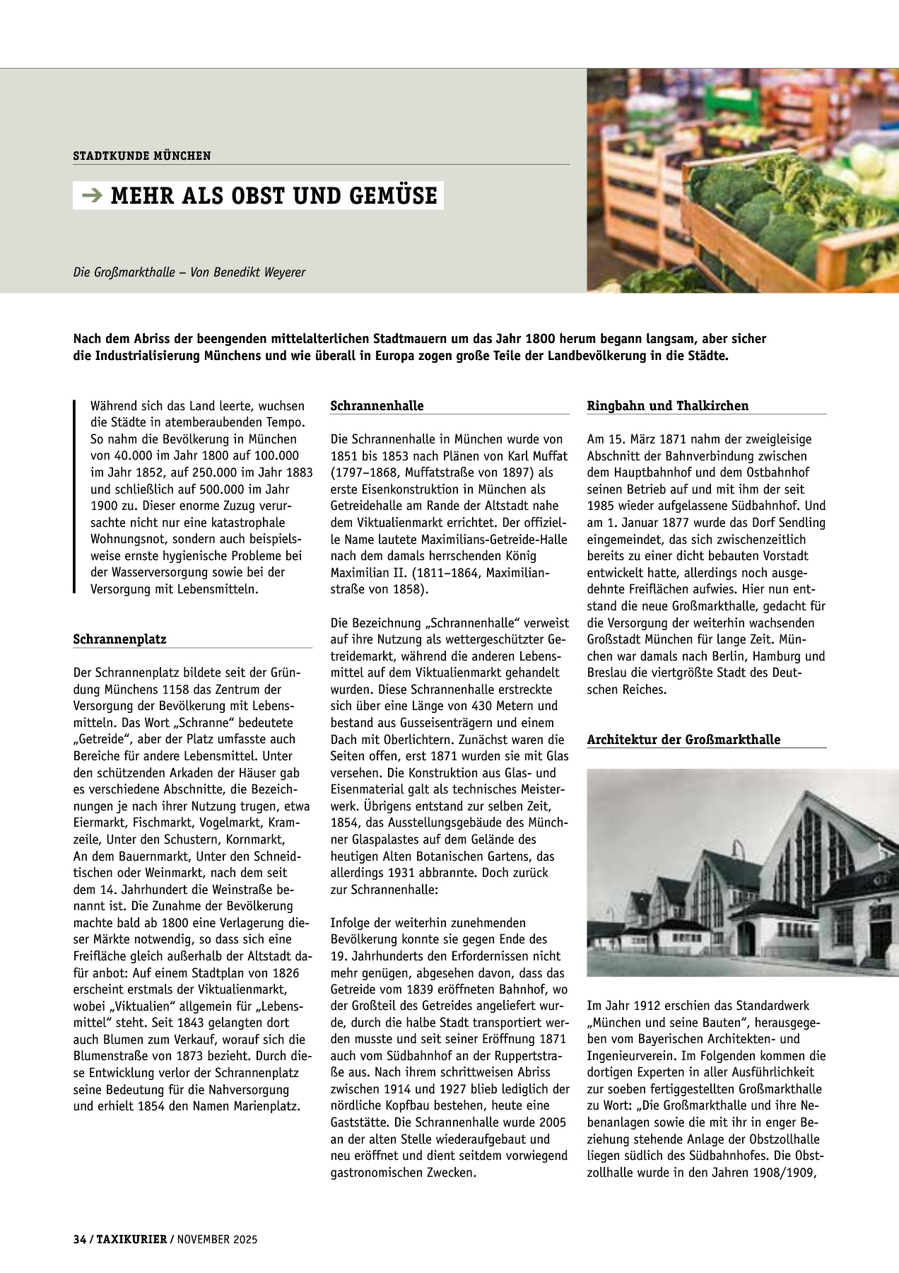 Originalseite 34 der Ausgabe Taxikurier November 2025