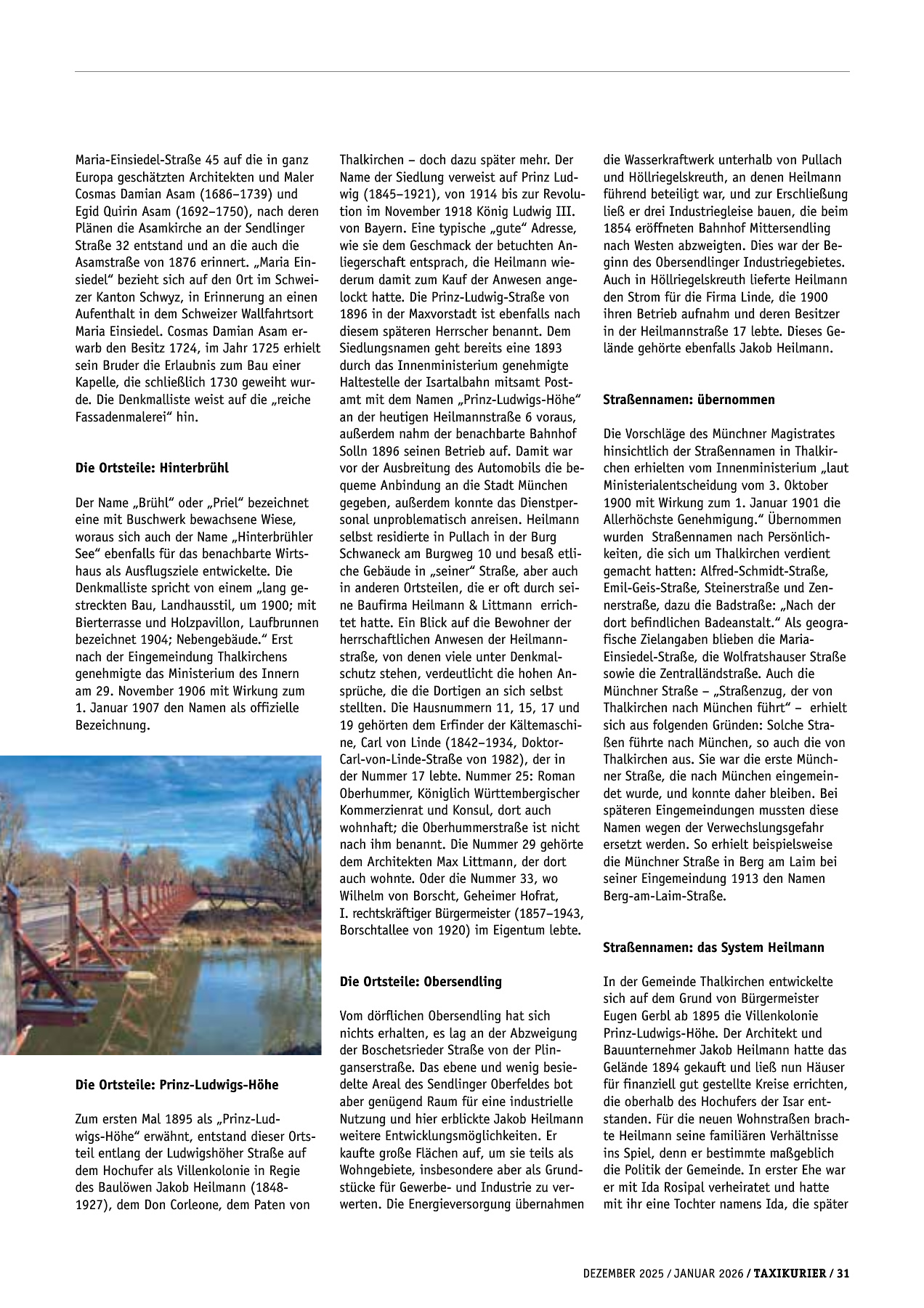 Originalseite 31 der Ausgabe Taxikurier Dezember 2025 / Januar 2026