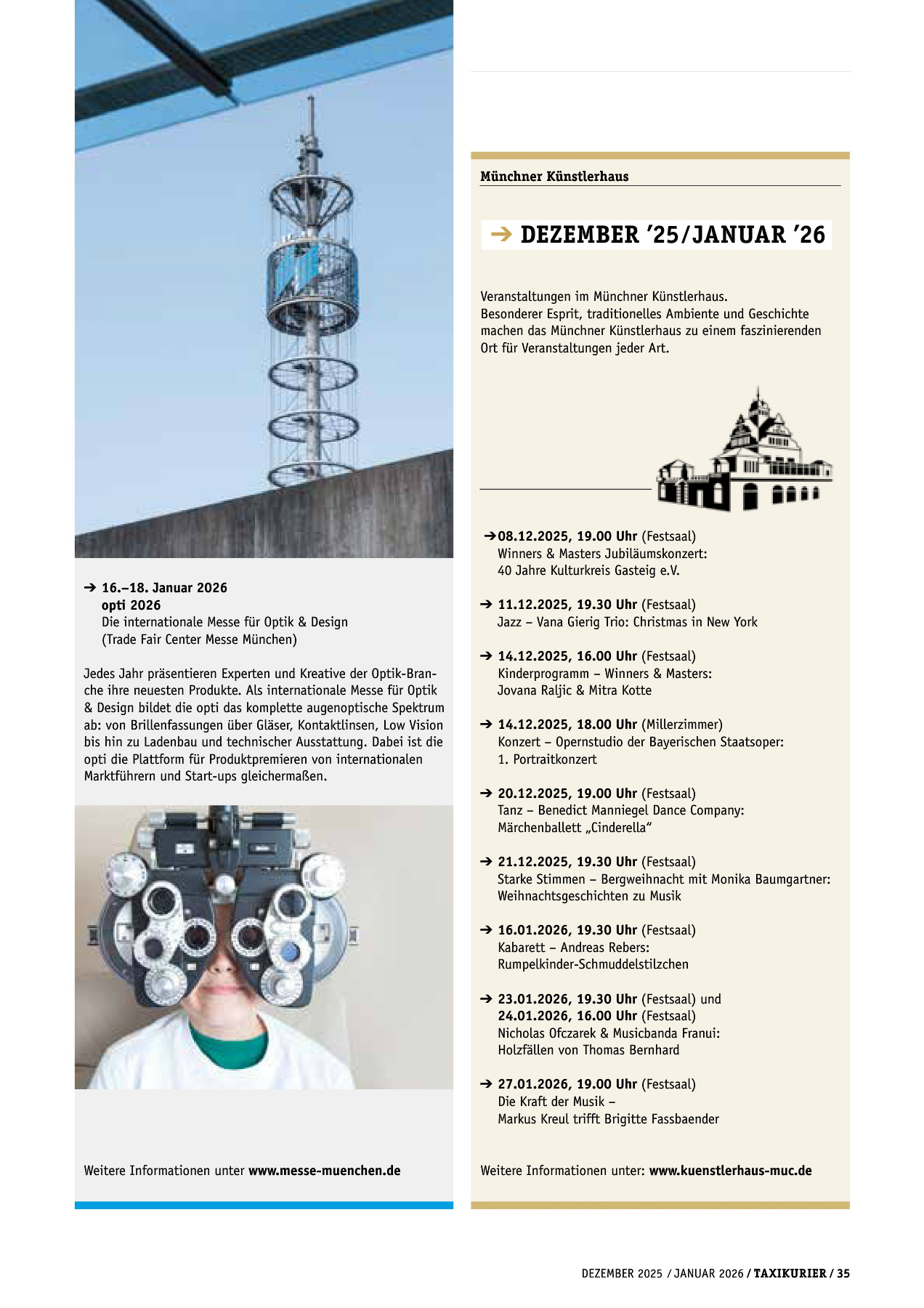 Originalseite 35 der Ausgabe Taxikurier Dezember 2025 / Januar 2026