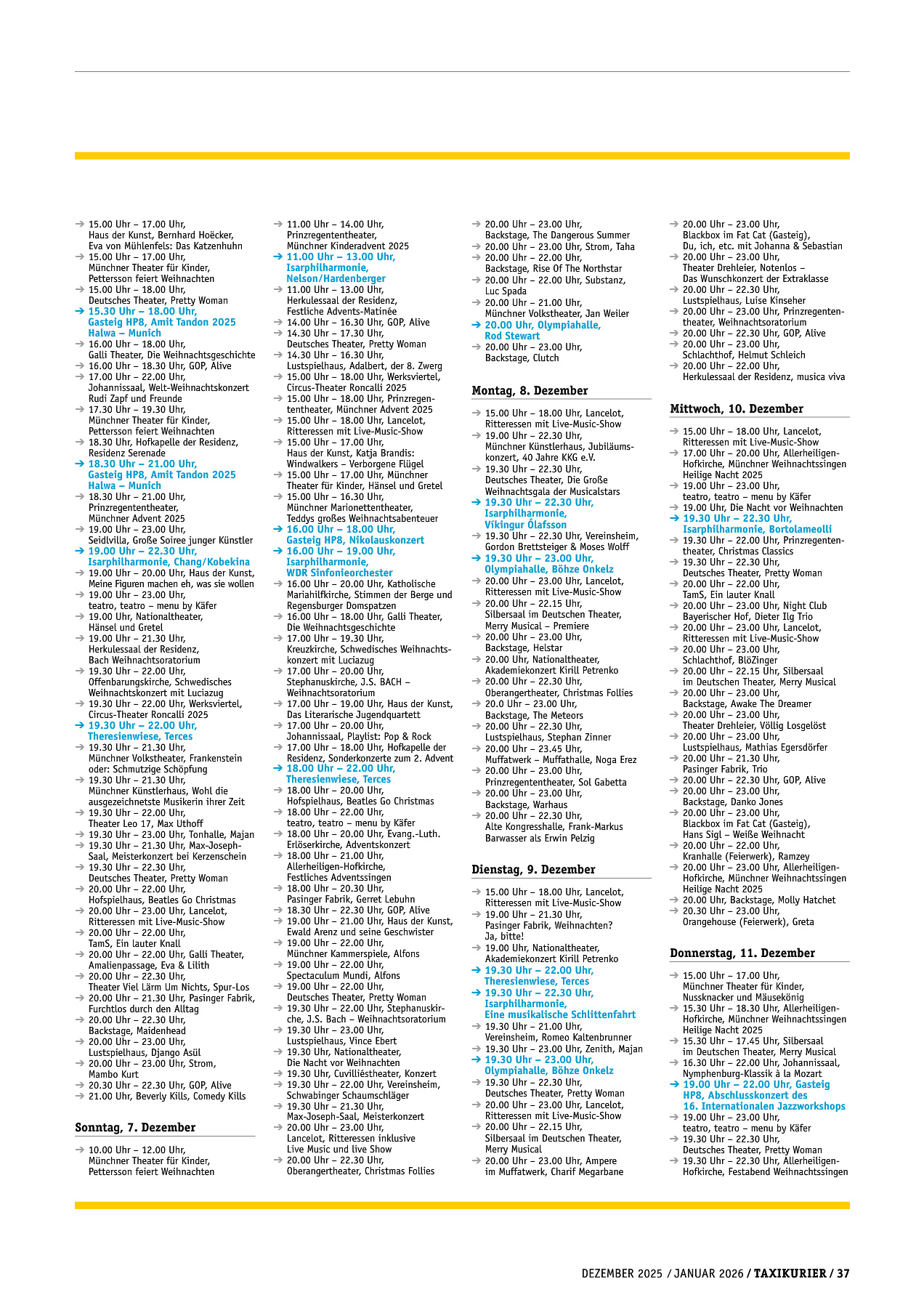 Originalseite 37 der Ausgabe Taxikurier Dezember 2025 / Januar 2026