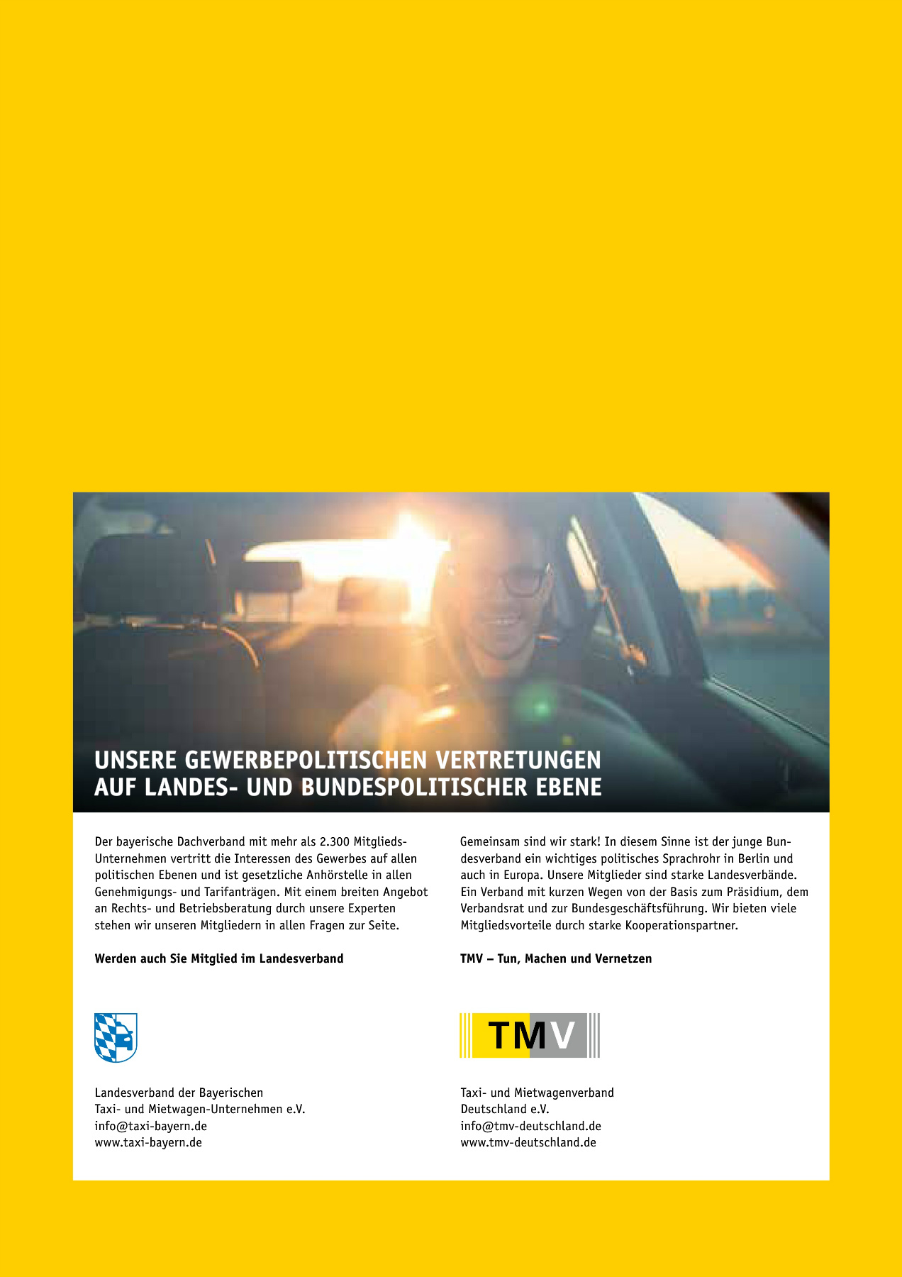 Originalseite 44 der Ausgabe Taxikurier Februar und März 2026
