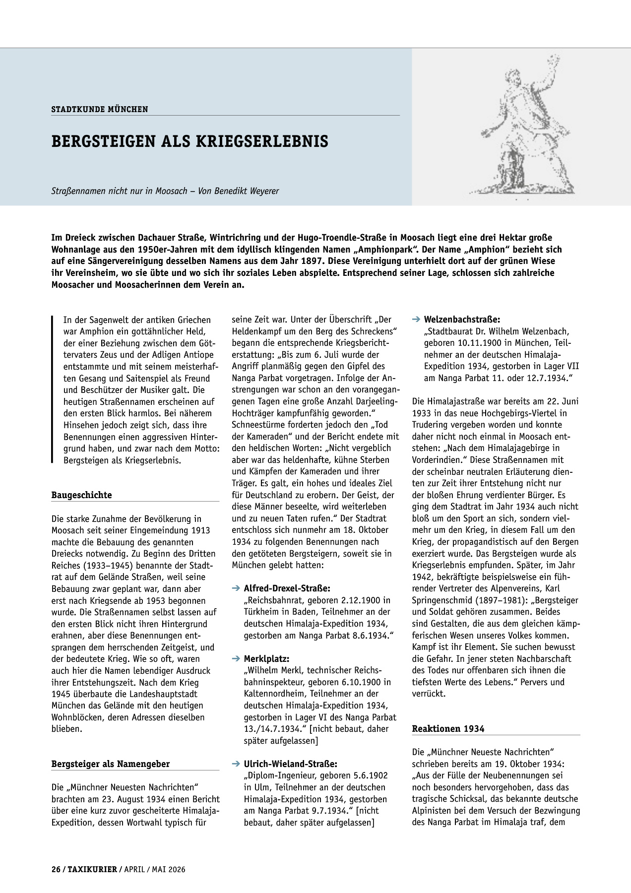 Originalseite 26 der Ausgabe Taxikurier April und Mai 2026