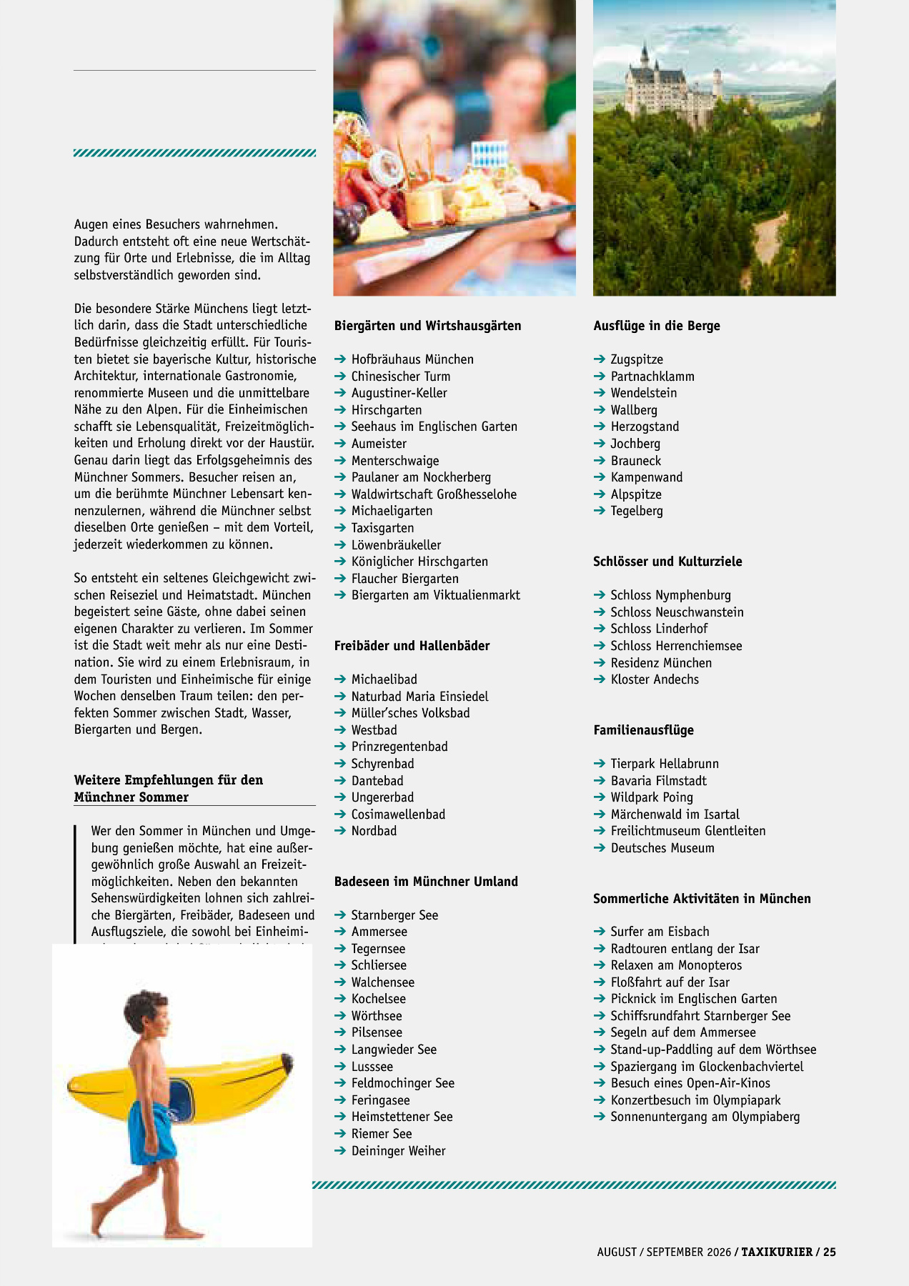 Originalseite 25 der Ausgabe Taxikurier August und September 2026