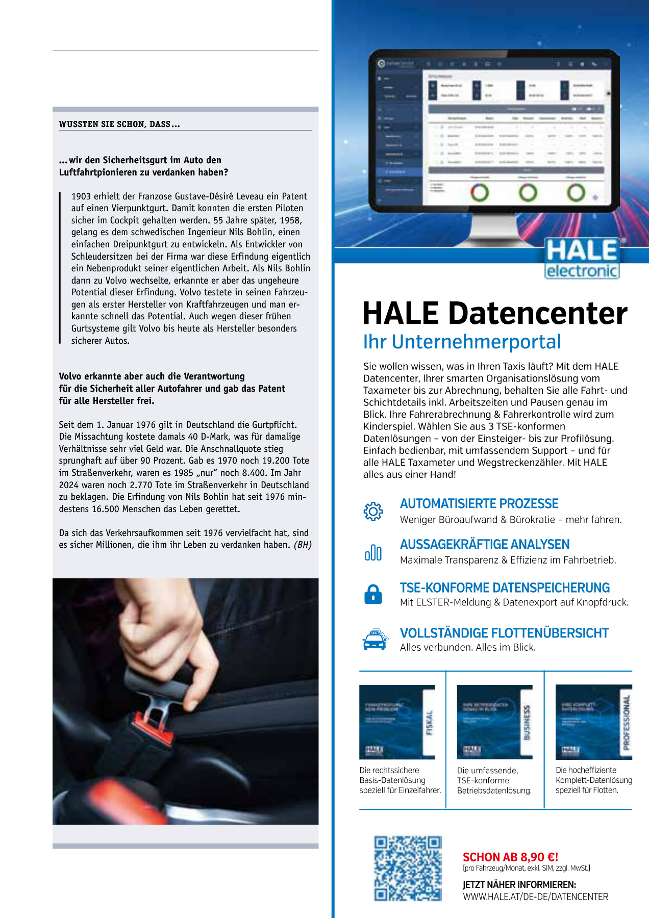 Originalseite 43 der Ausgabe Taxikurier August und September 2026