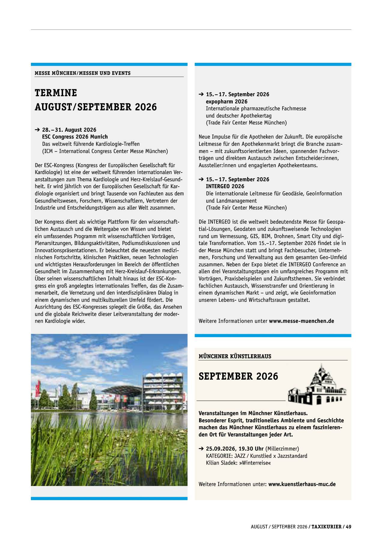 Originalseite 49 der Ausgabe Taxikurier August und September 2026