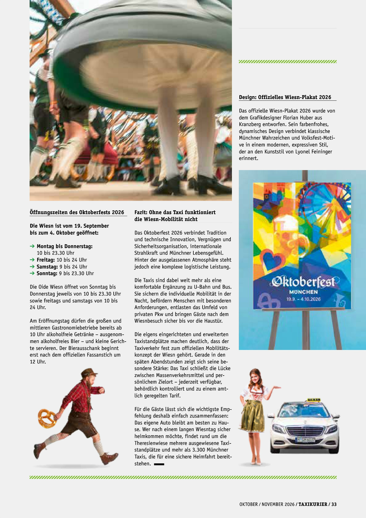 Originalseite 33 der Ausgabe Taxikurier Oktober und November 2026
