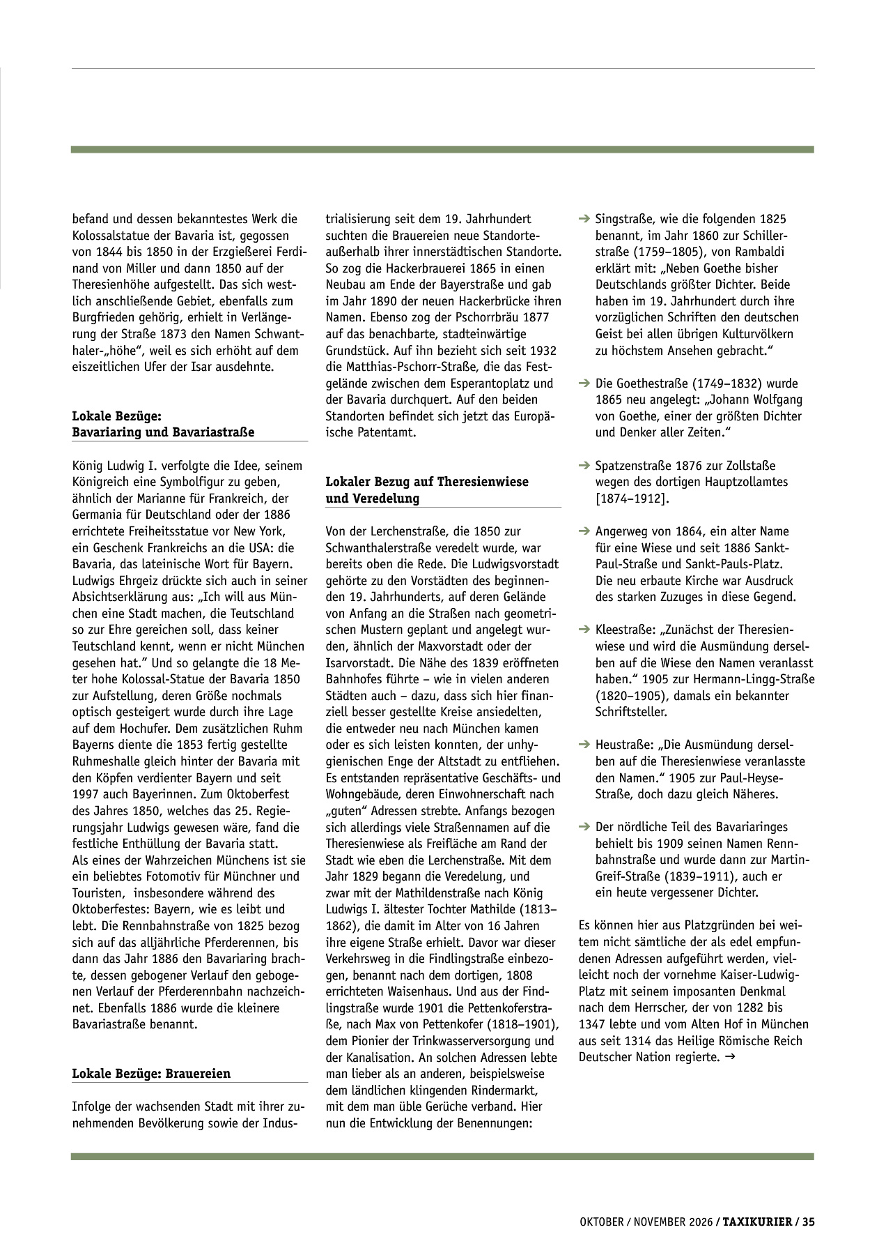 Originalseite 35 der Ausgabe Taxikurier Oktober und November 2026