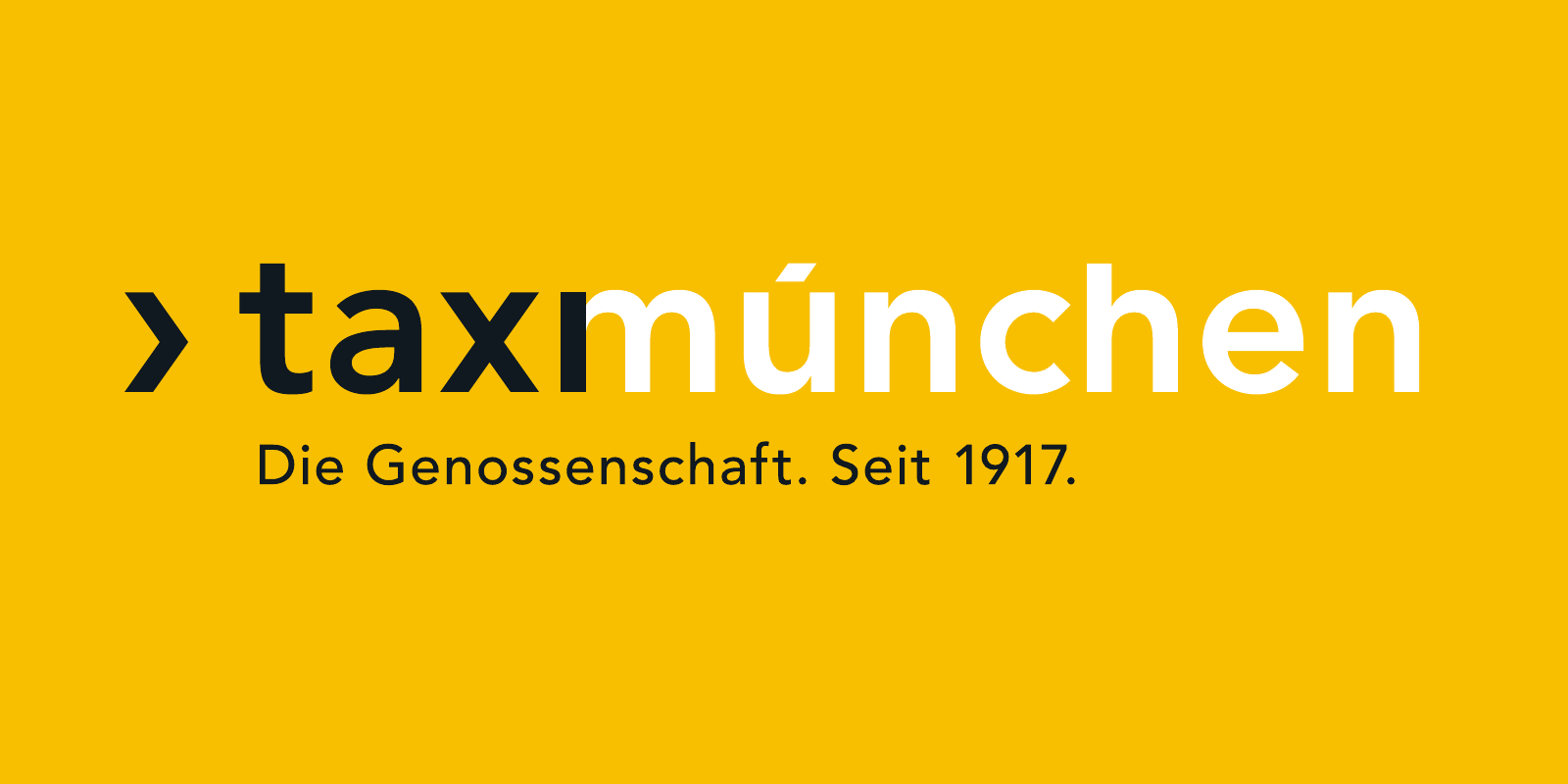 Taxi-München eG – Die Genossenschaft. Seit 1917.