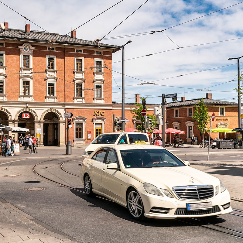 Taxi-München-eG Dekoration Quadrat Standplatz 2